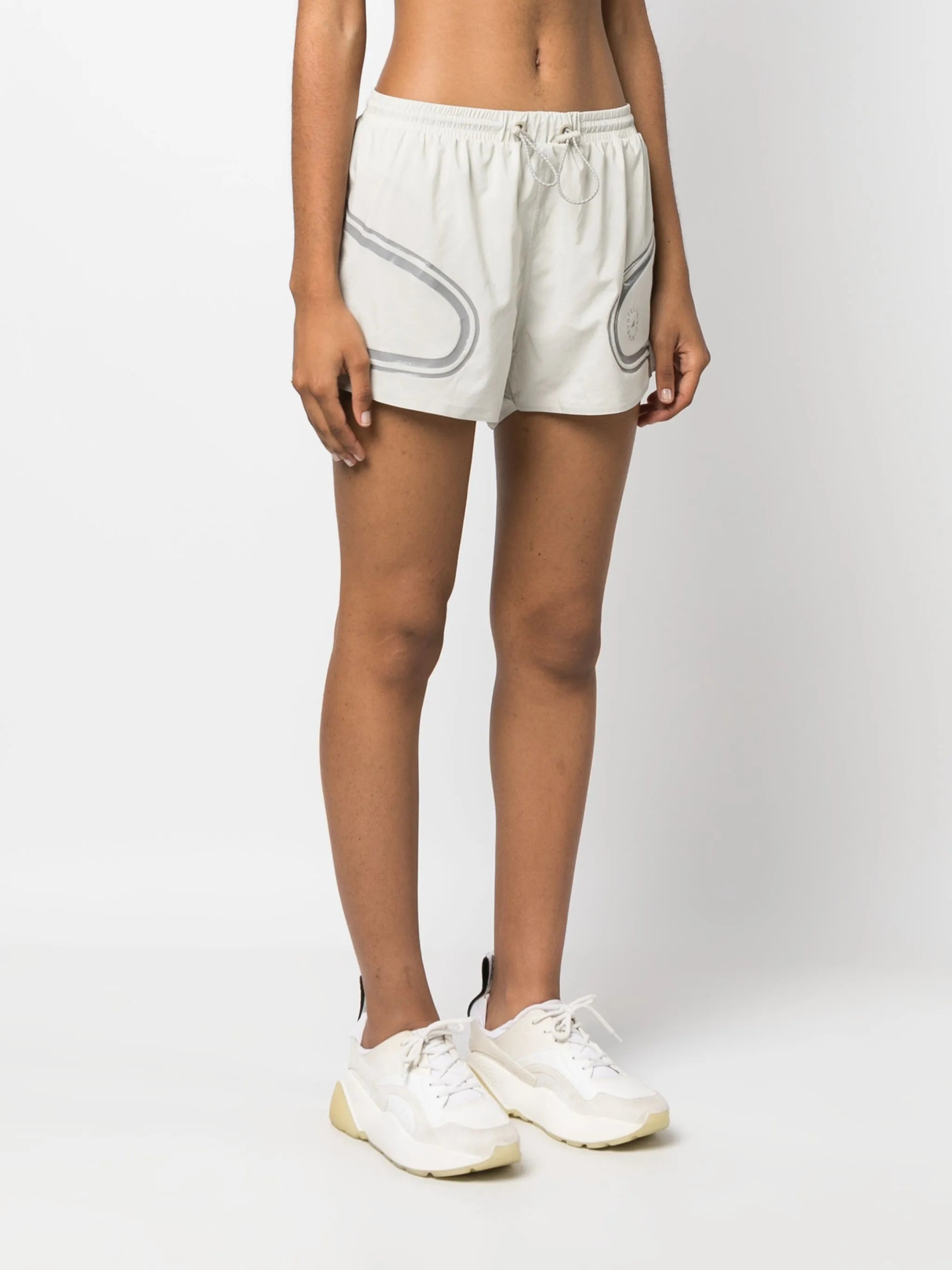 logo-print drawstring short