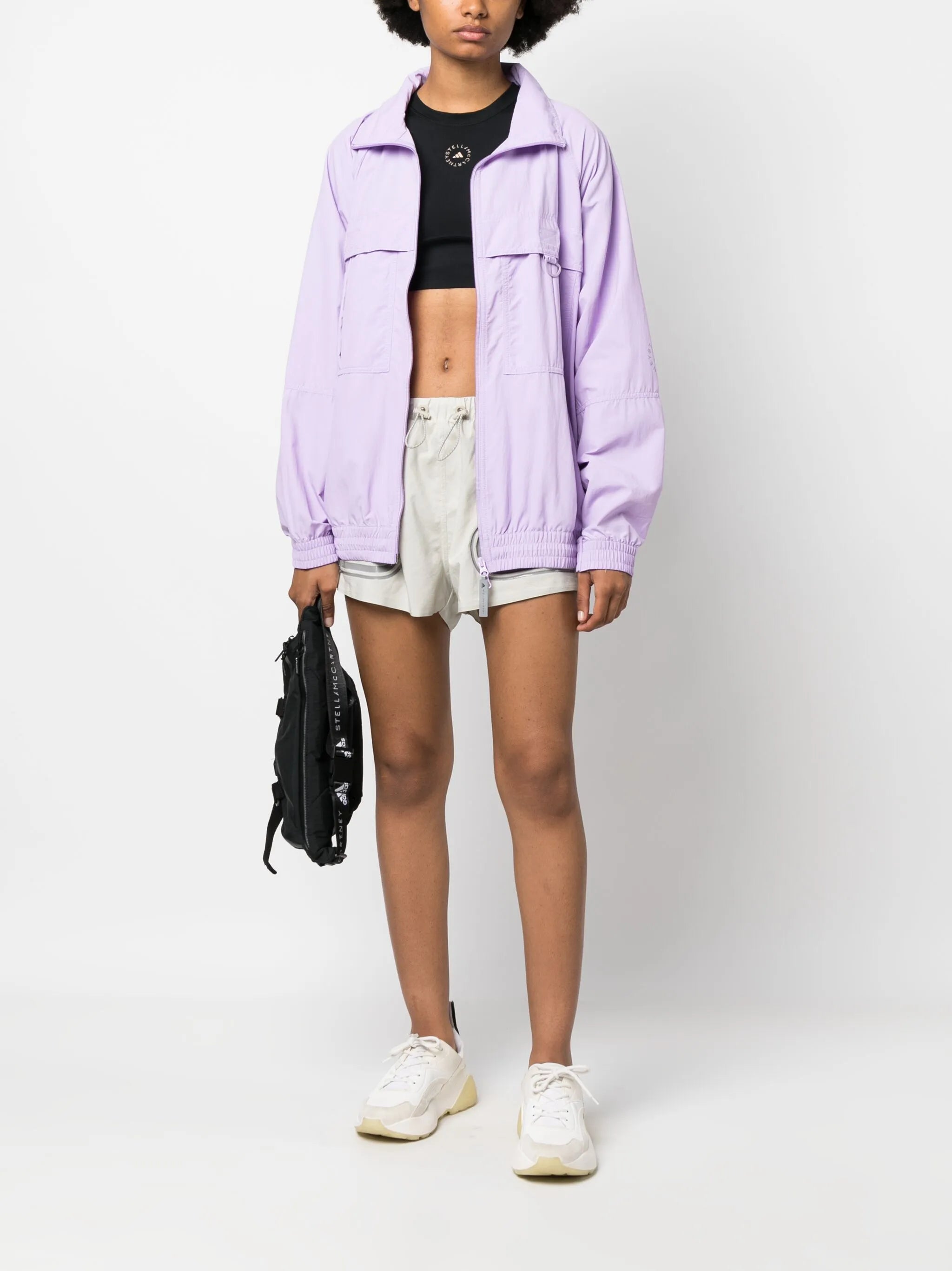 logo-print drawstring short