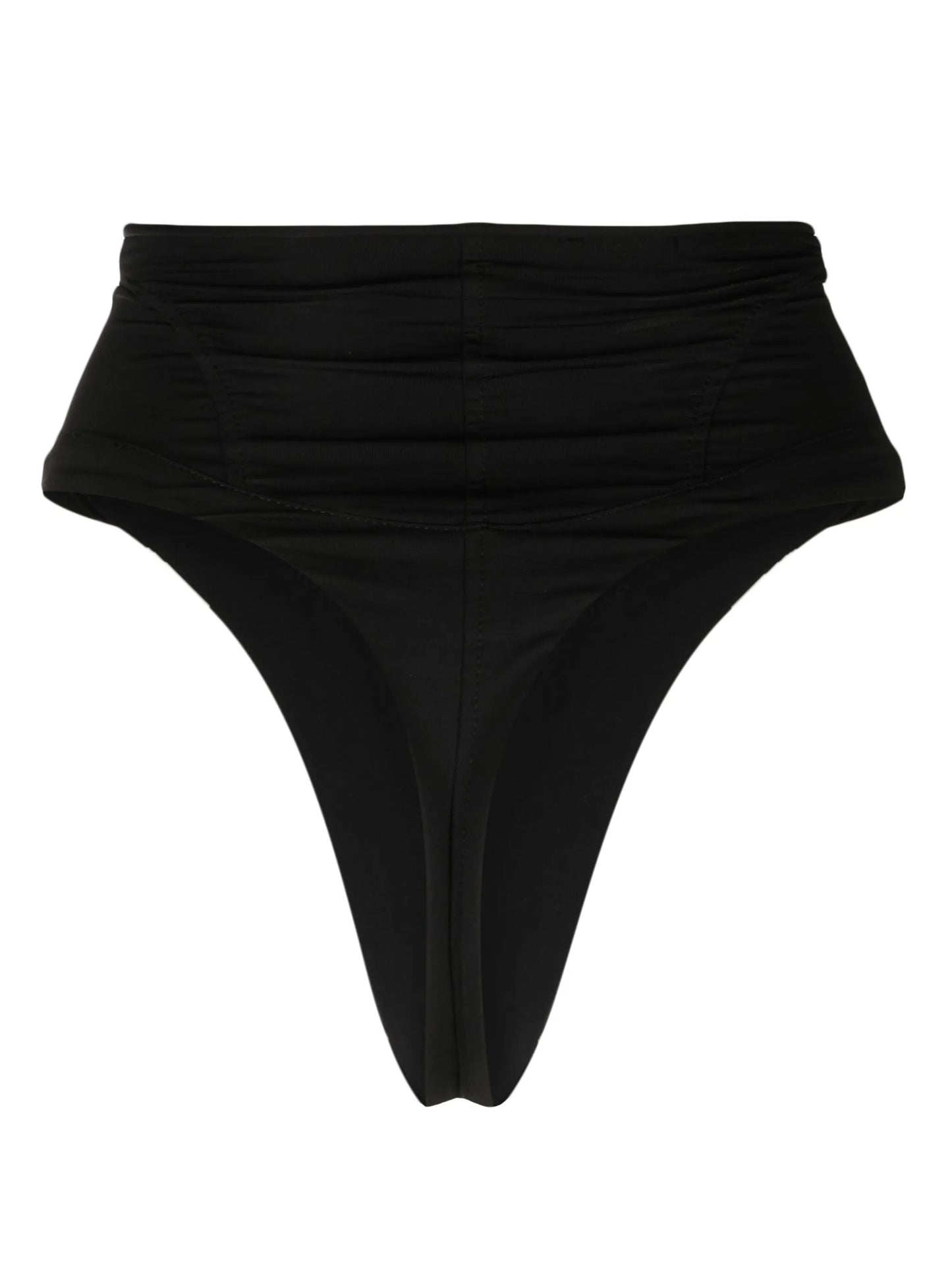 Corset high-waist bikini bottoms