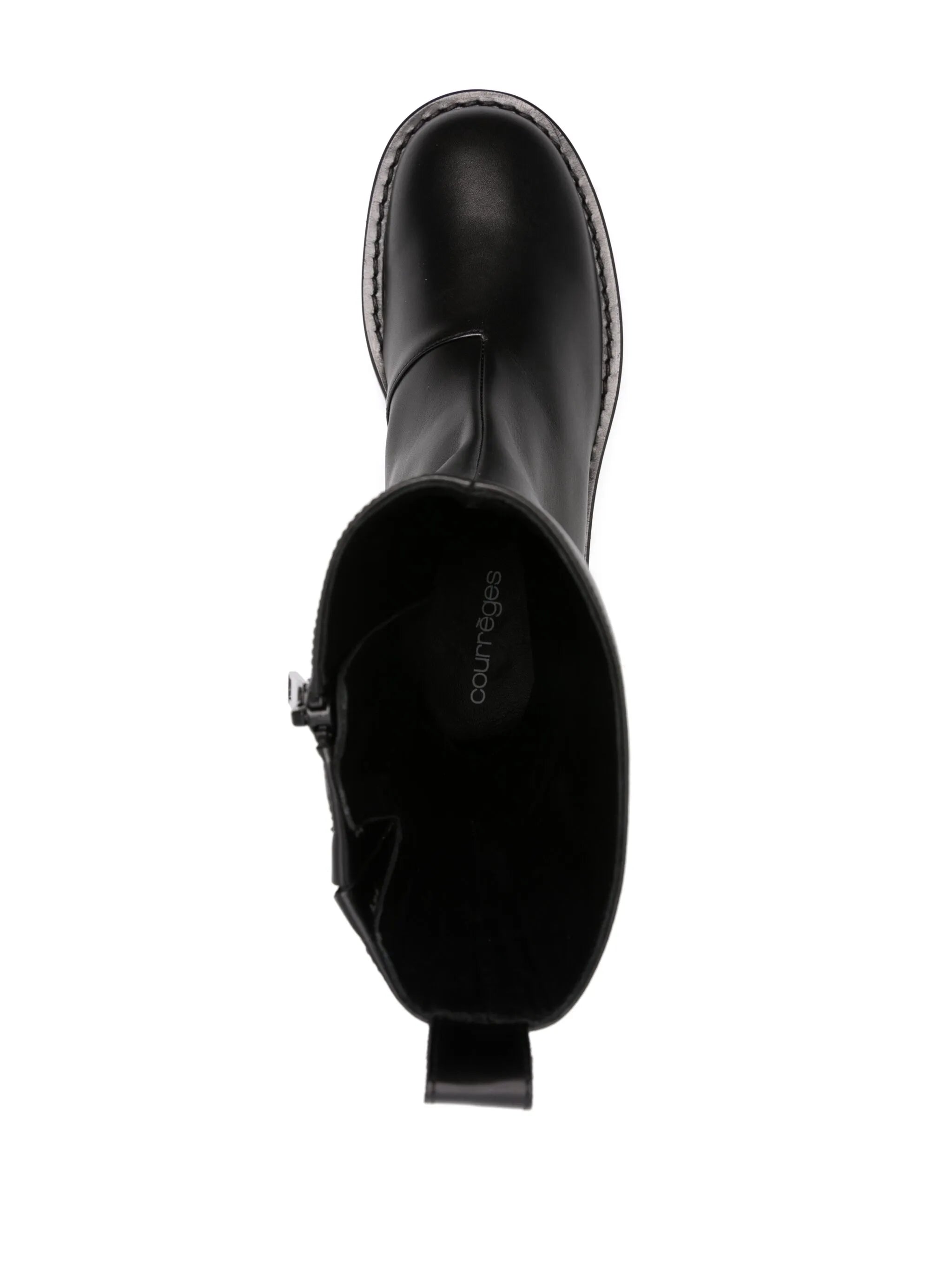55mm slip-on leather ankle boots