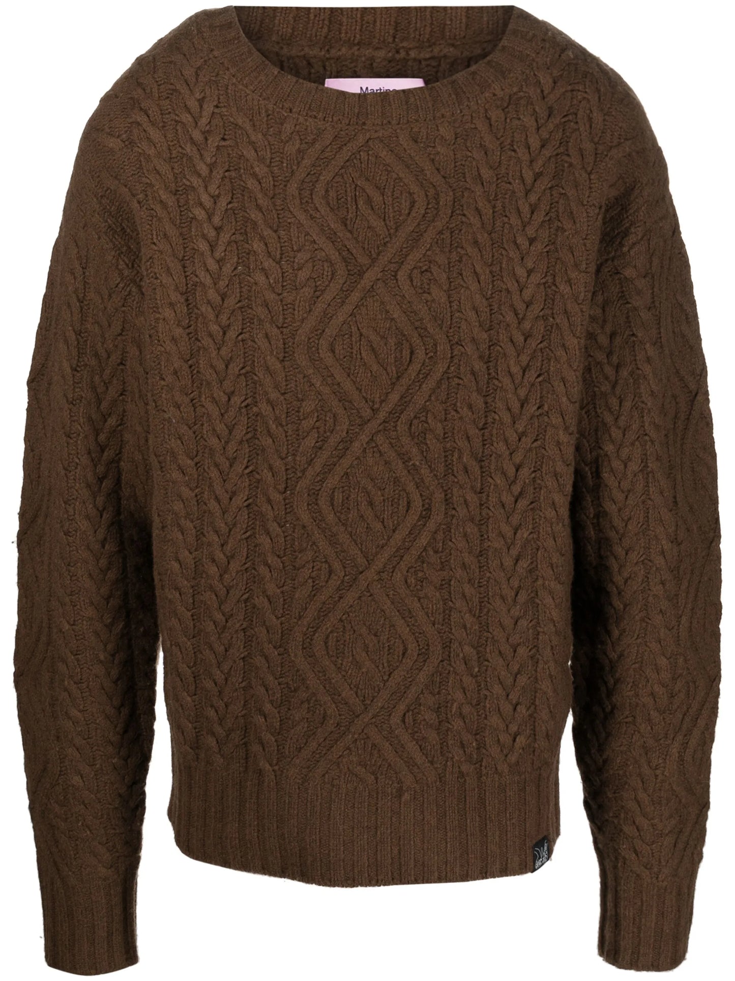cable-knit jumper