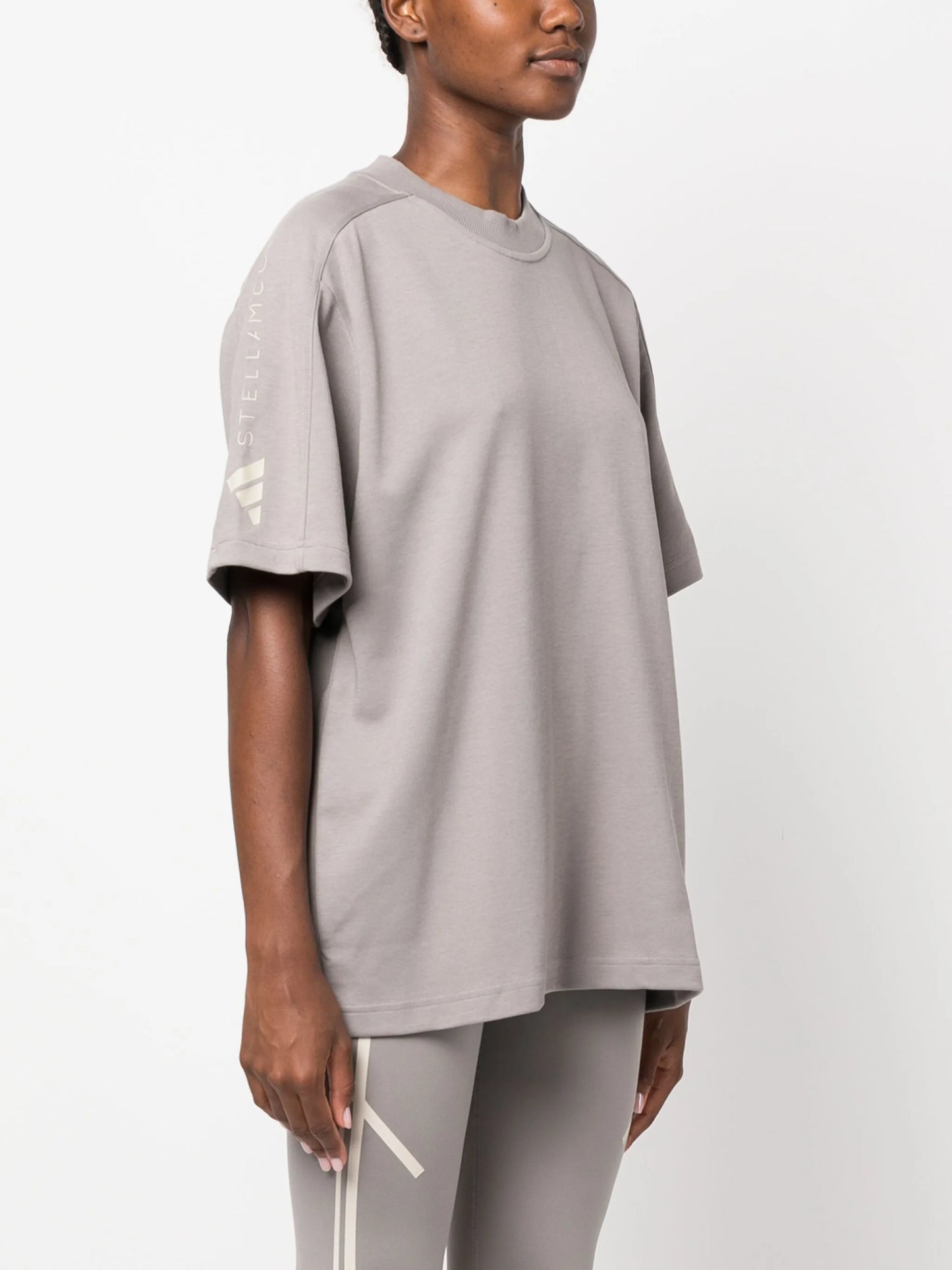 logo-print jersey T-shirt