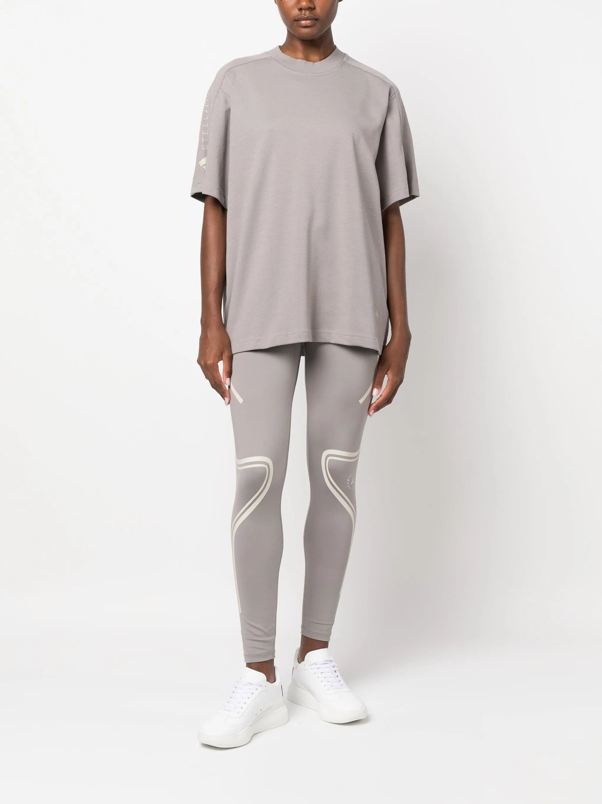 logo-print jersey T-shirt
