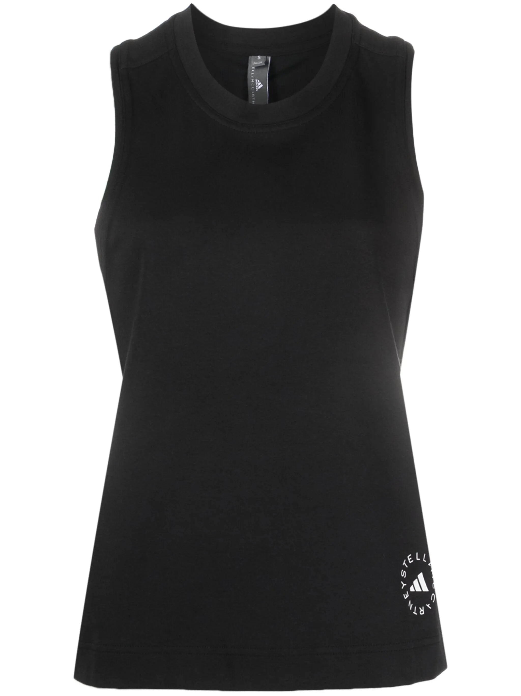 logo-print tank top