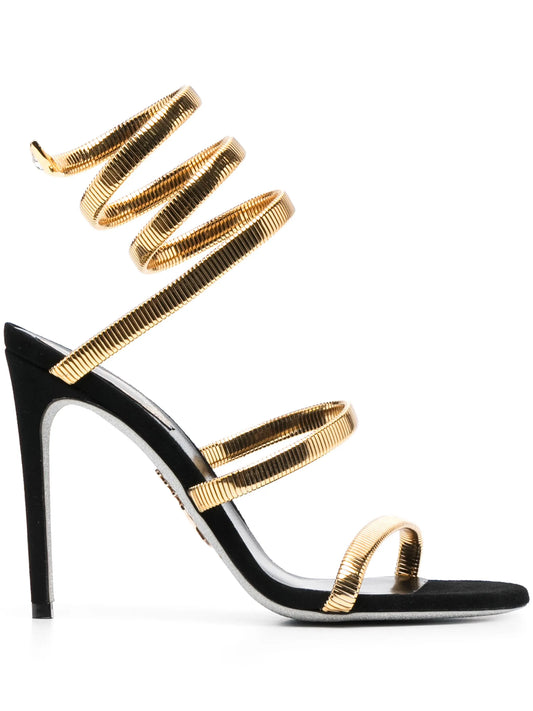 Juniper 110mm coiled-strap suede sandals