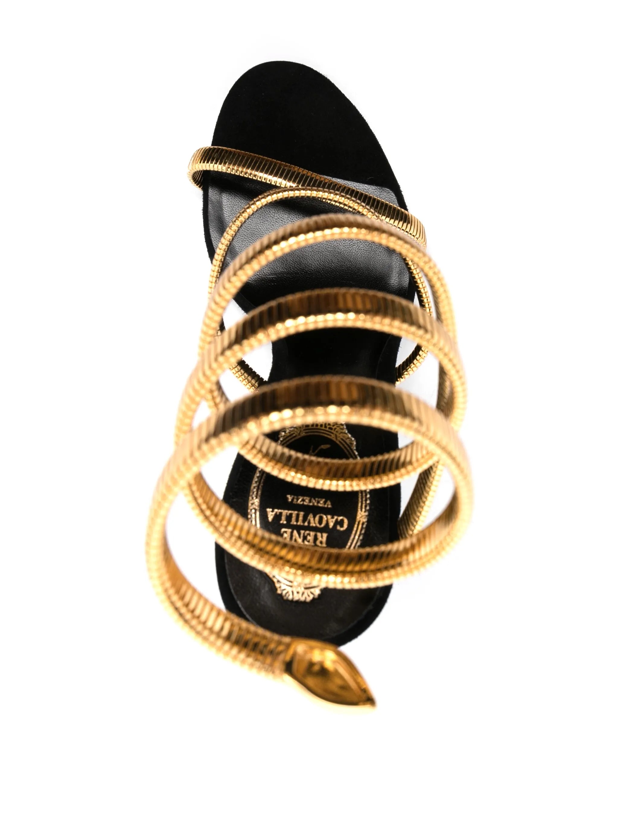 Juniper 110mm coiled-strap suede sandals