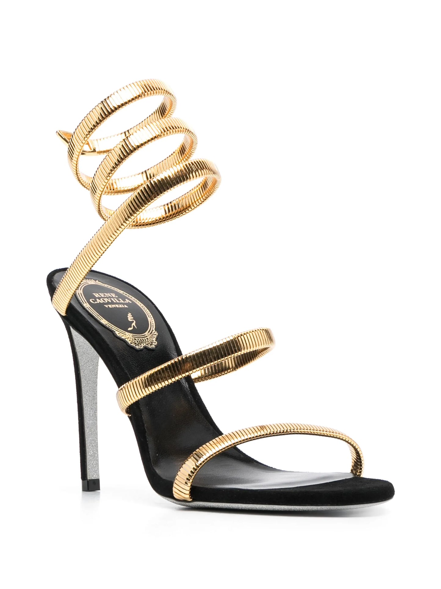 Juniper 110mm coiled-strap suede sandals