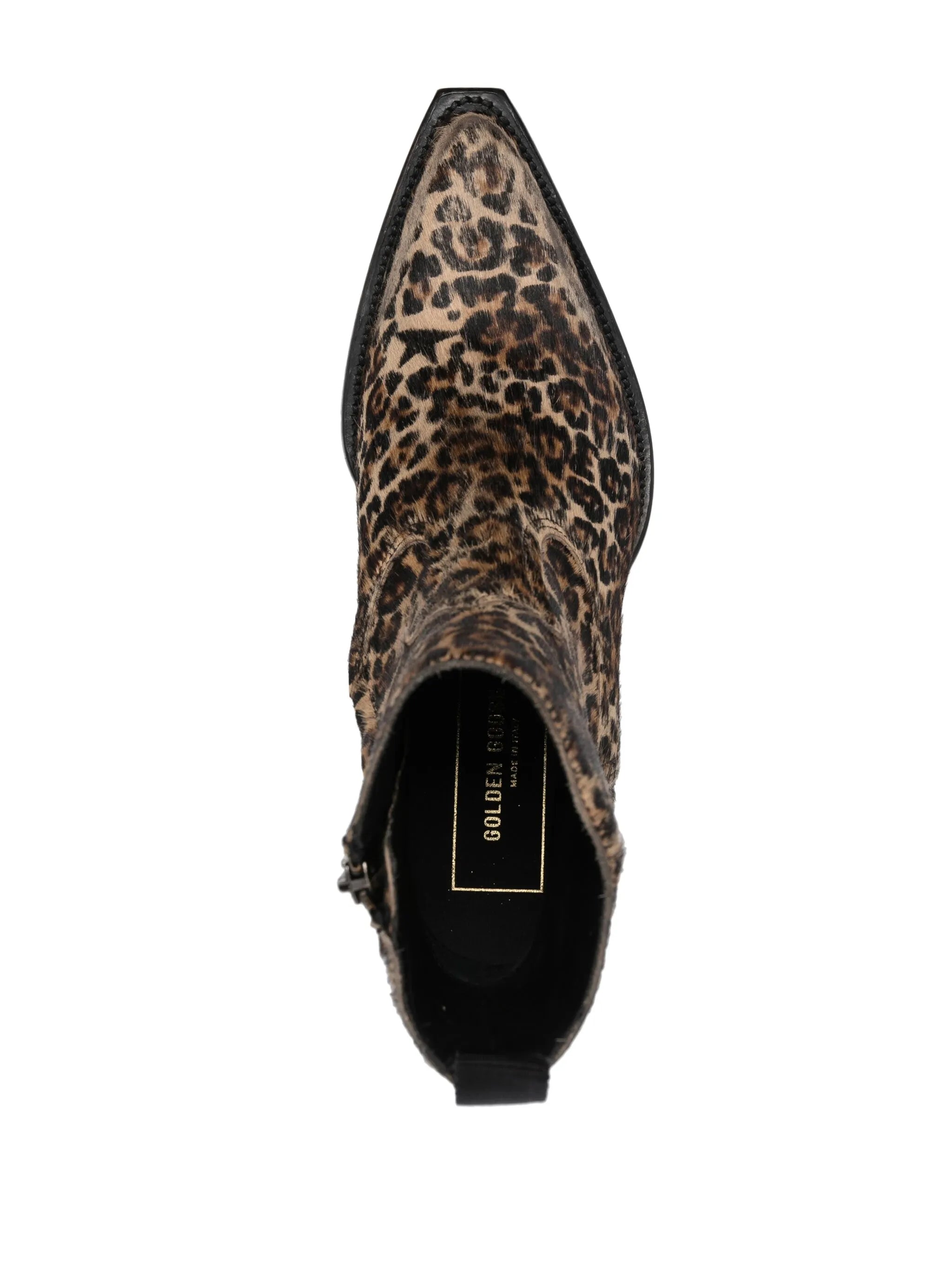 leopard-print 50mm distressed boots