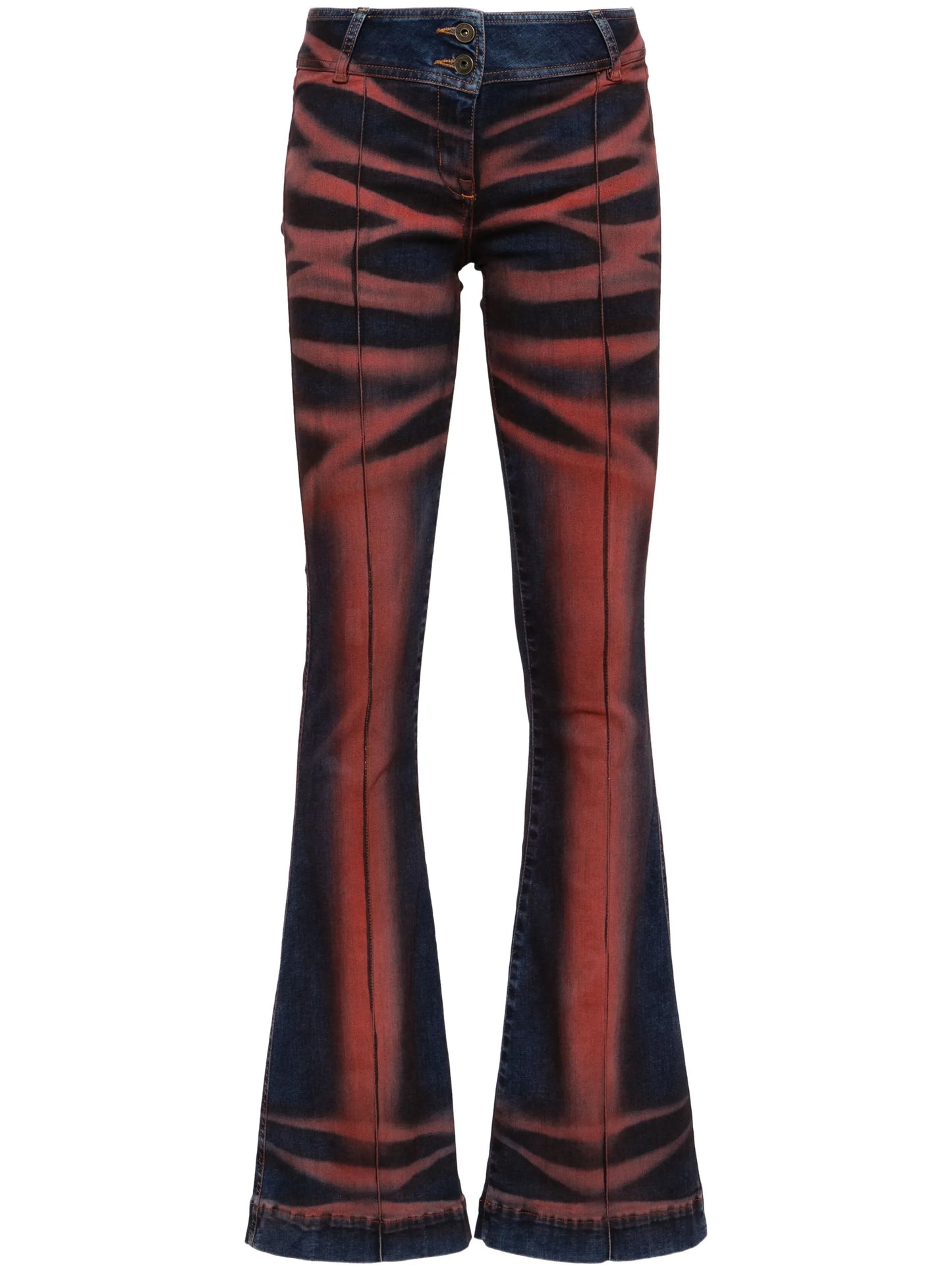 Harley low-rise flared jeans
