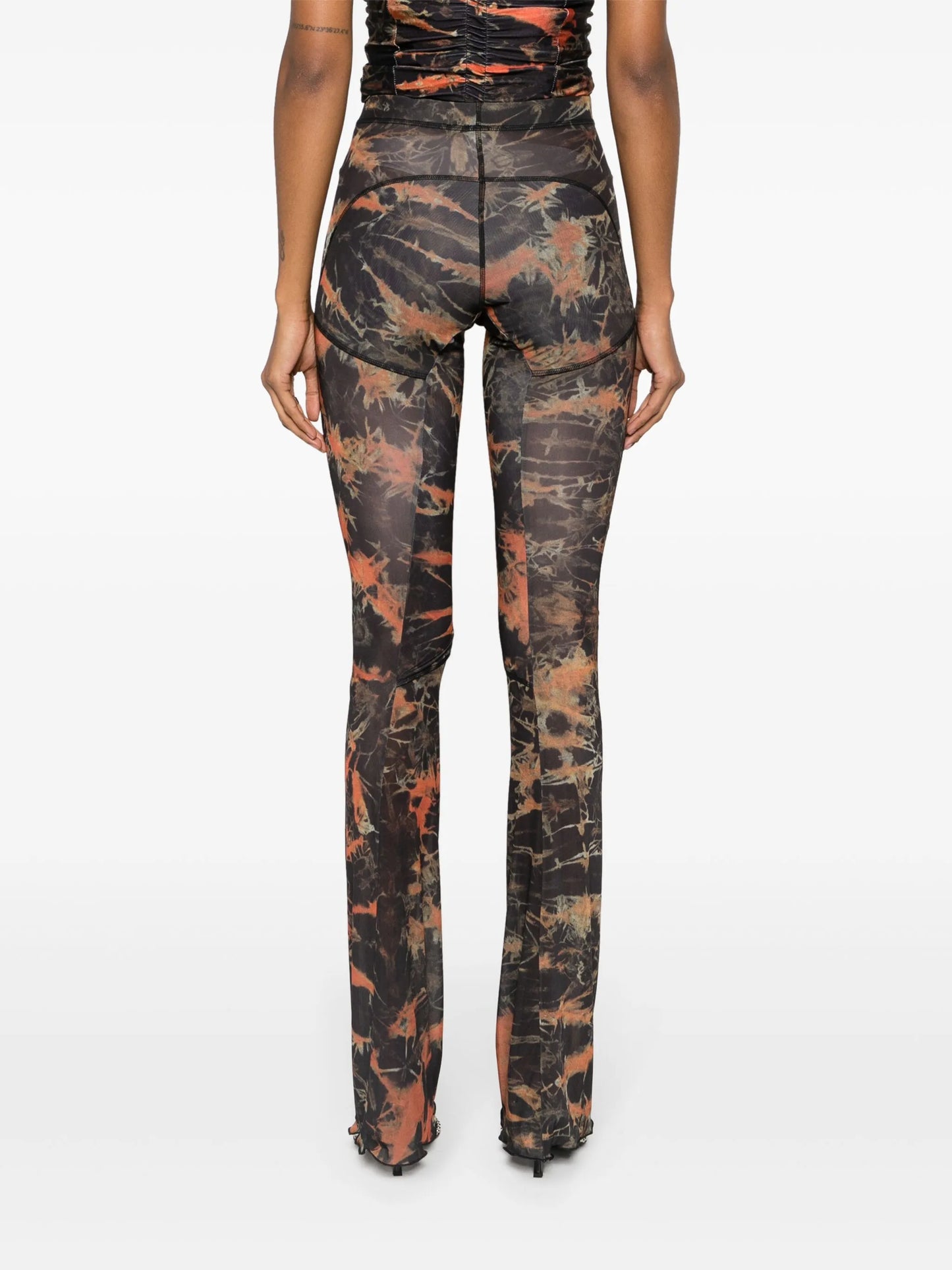 Halcyon Acid Flame-print trousers