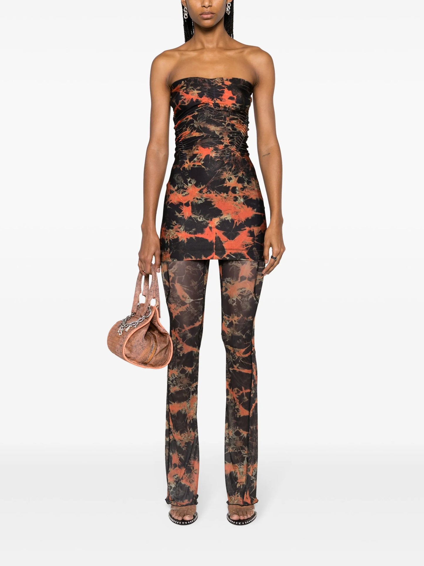 Halcyon Acid Flame-print trousers
