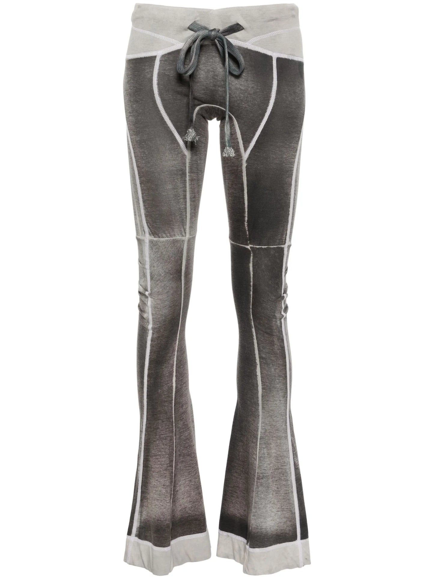 Raze panelled flared leggings