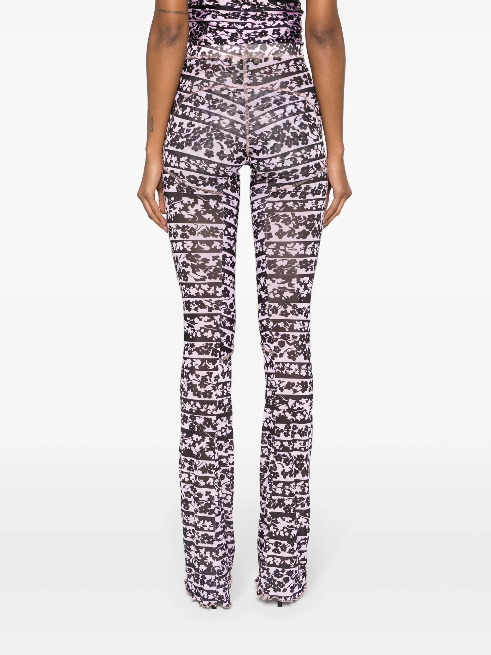 Halcyon Blossom-print trousers