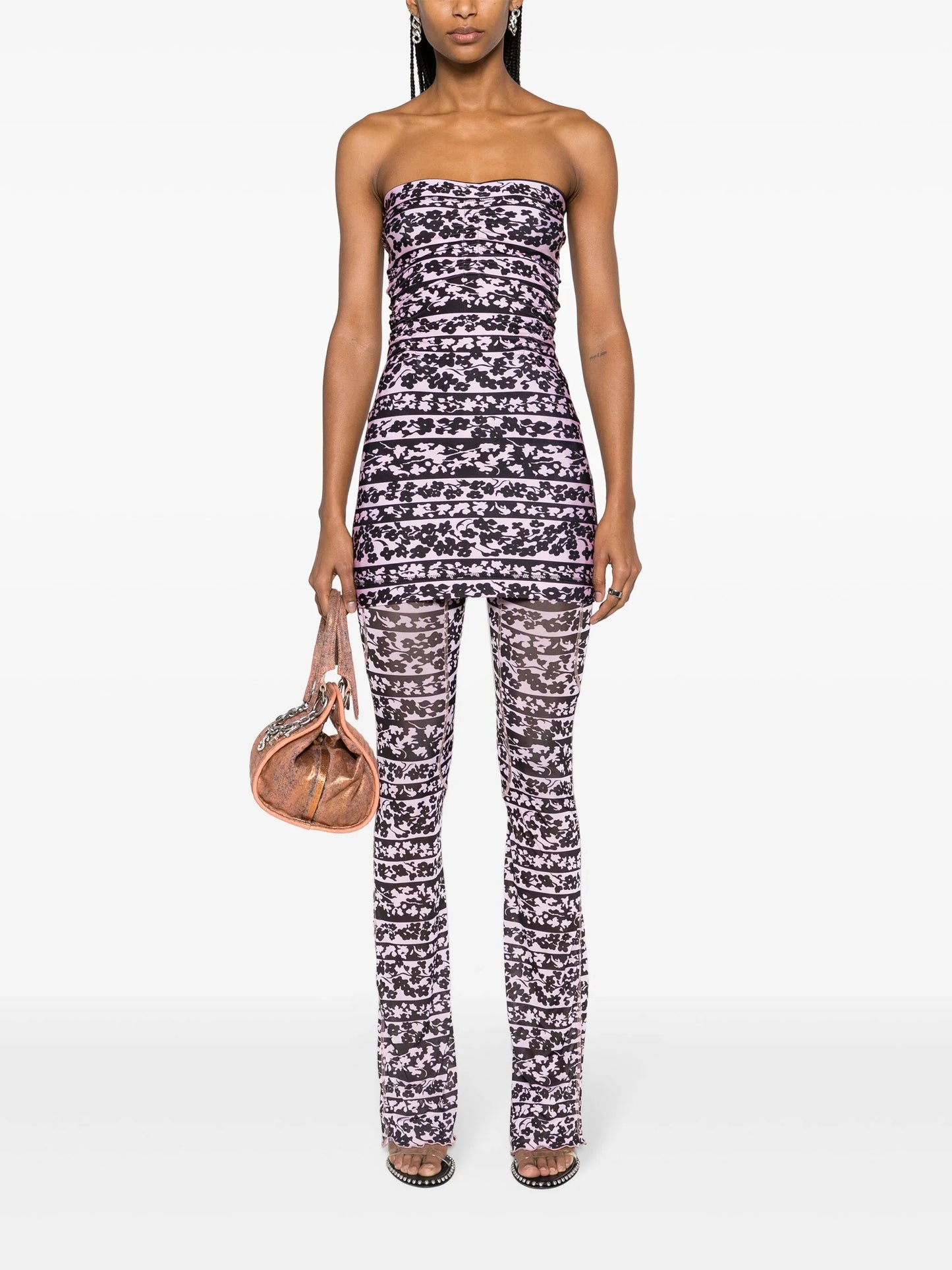 Halcyon Blossom-print trousers