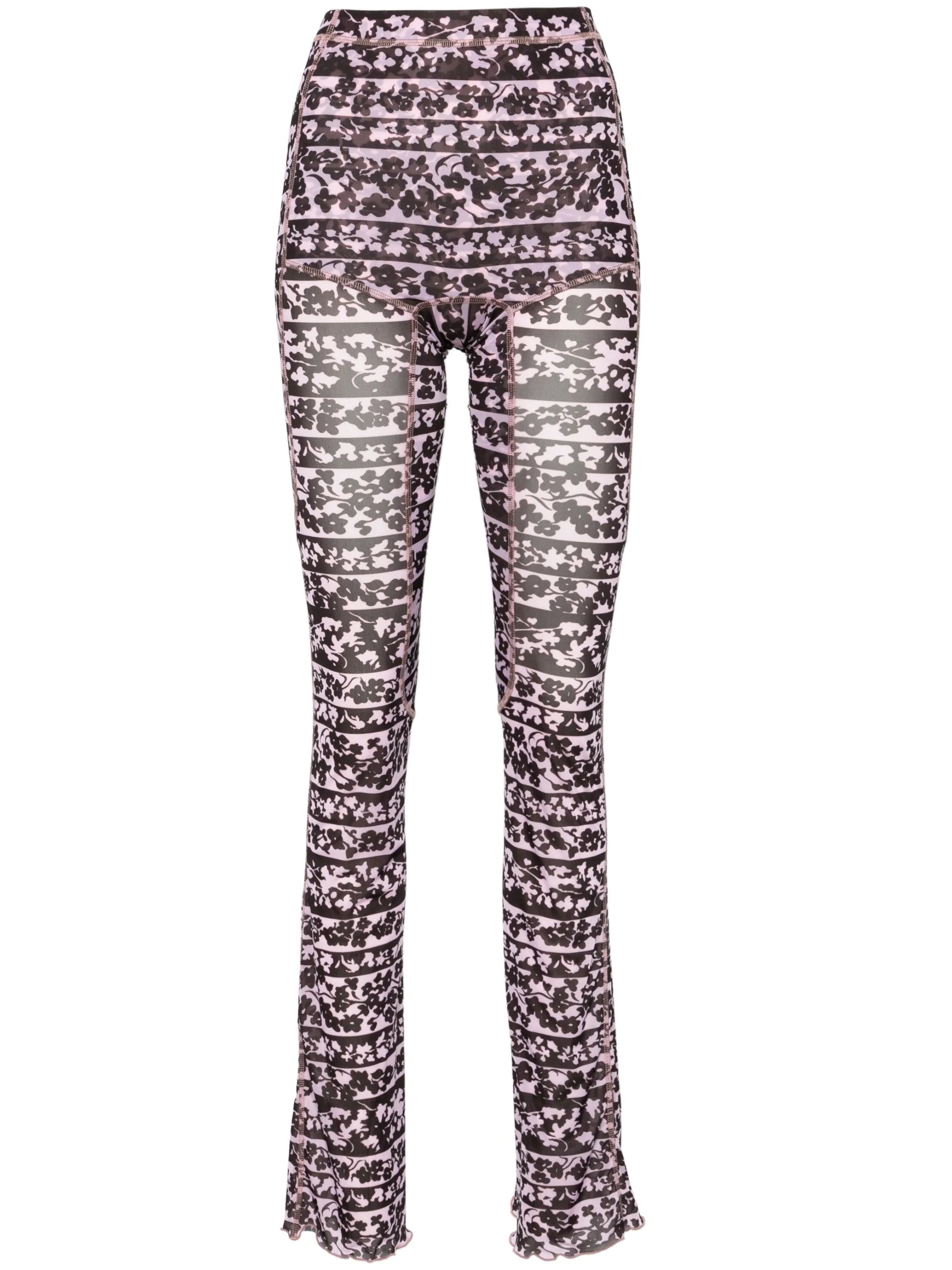 Halcyon Blossom-print trousers