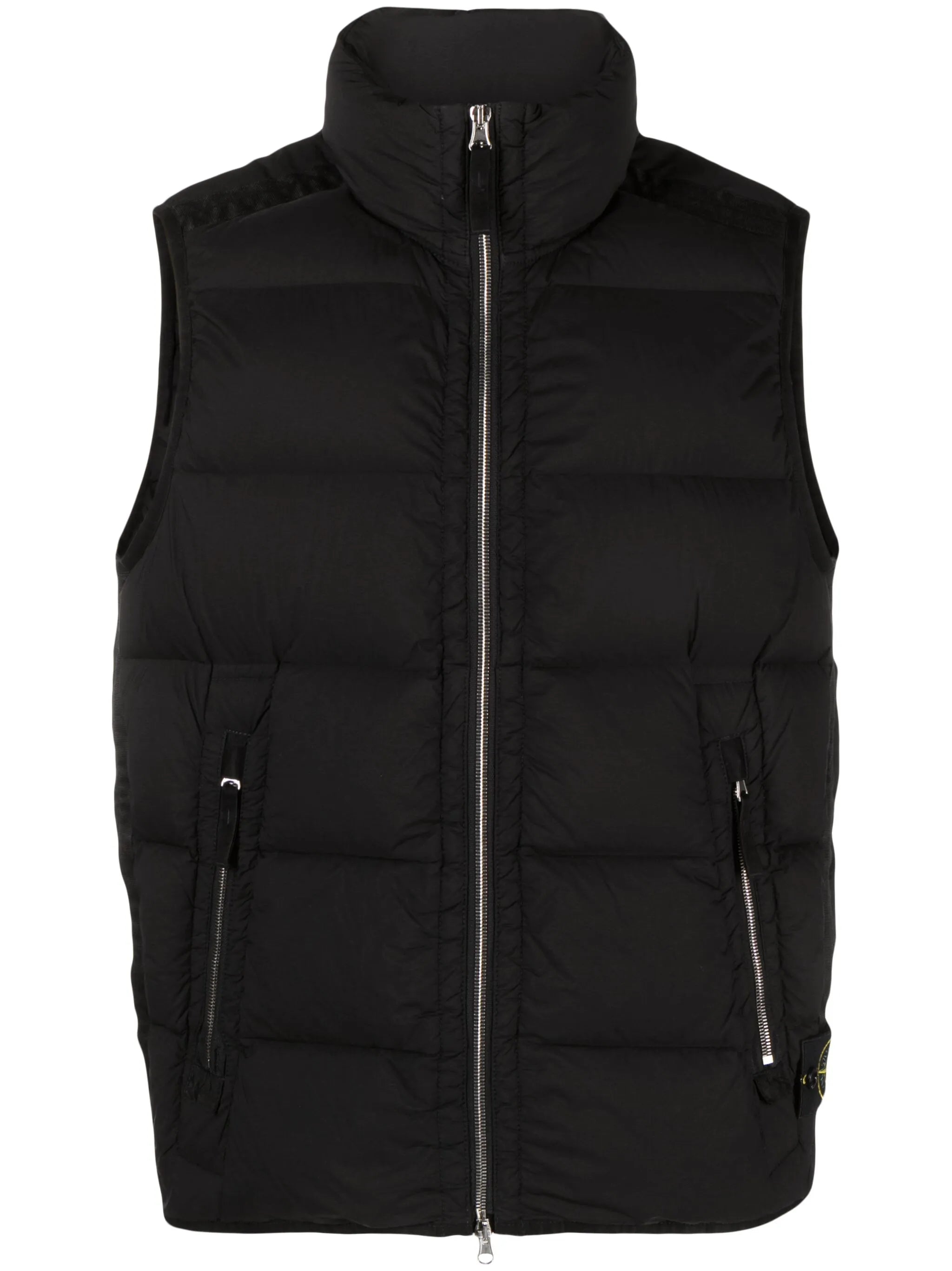 zip-up padded gilet