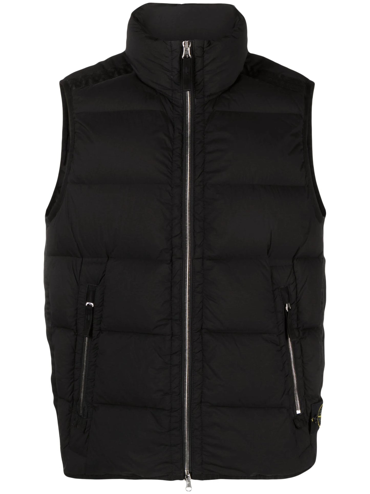 zip-up padded gilet