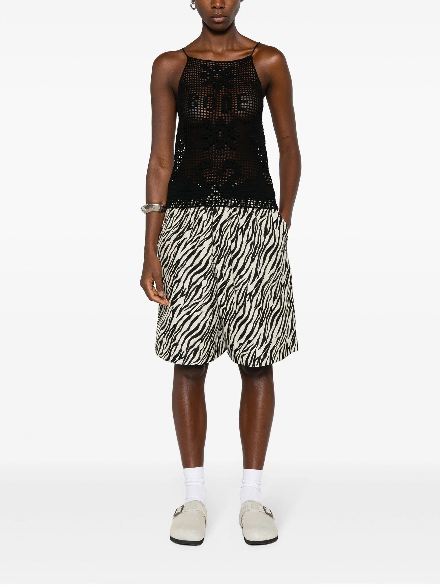 Mansfield crochet-knit tank top