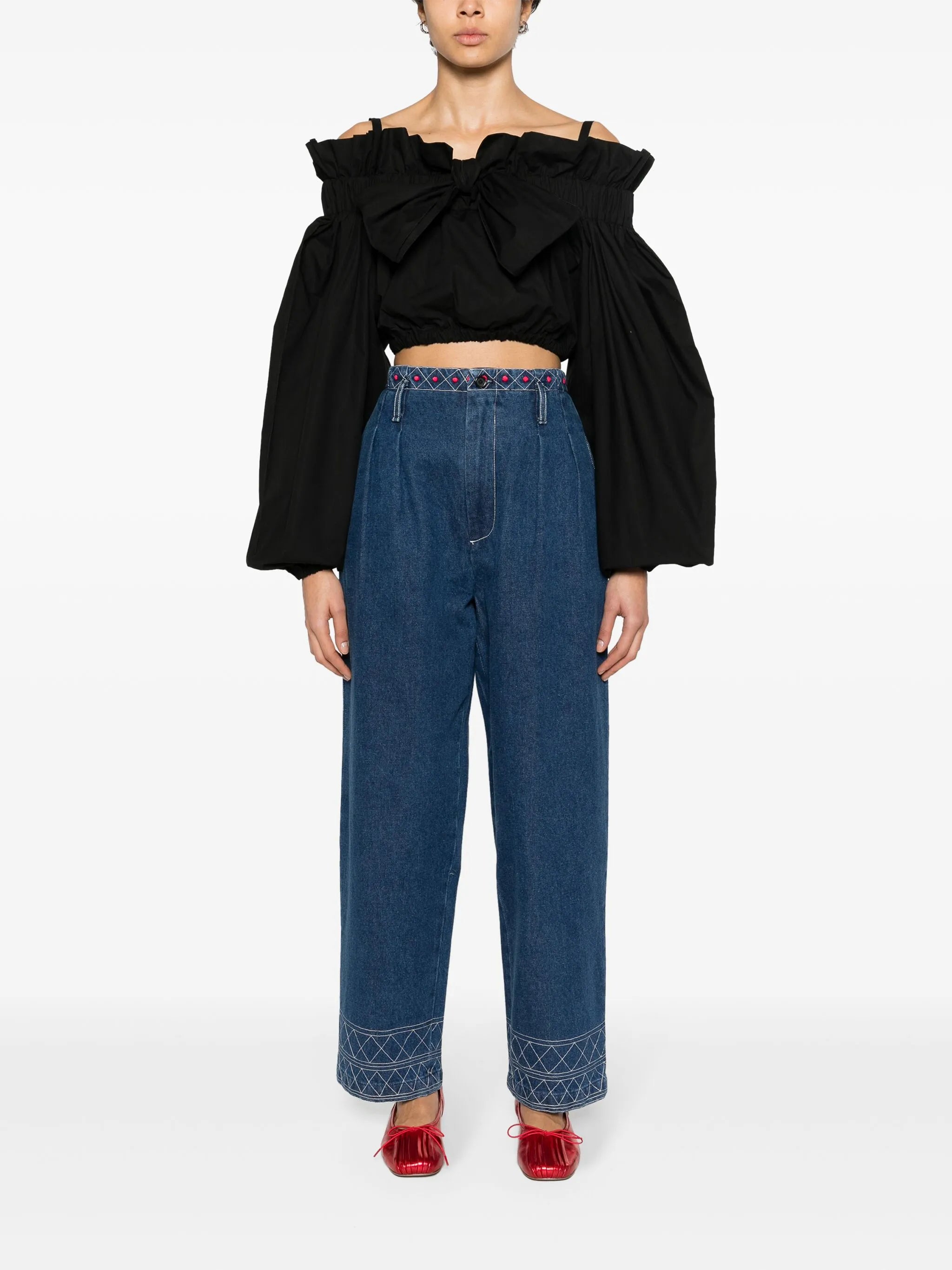 Murray high-rise straight-leg jeans