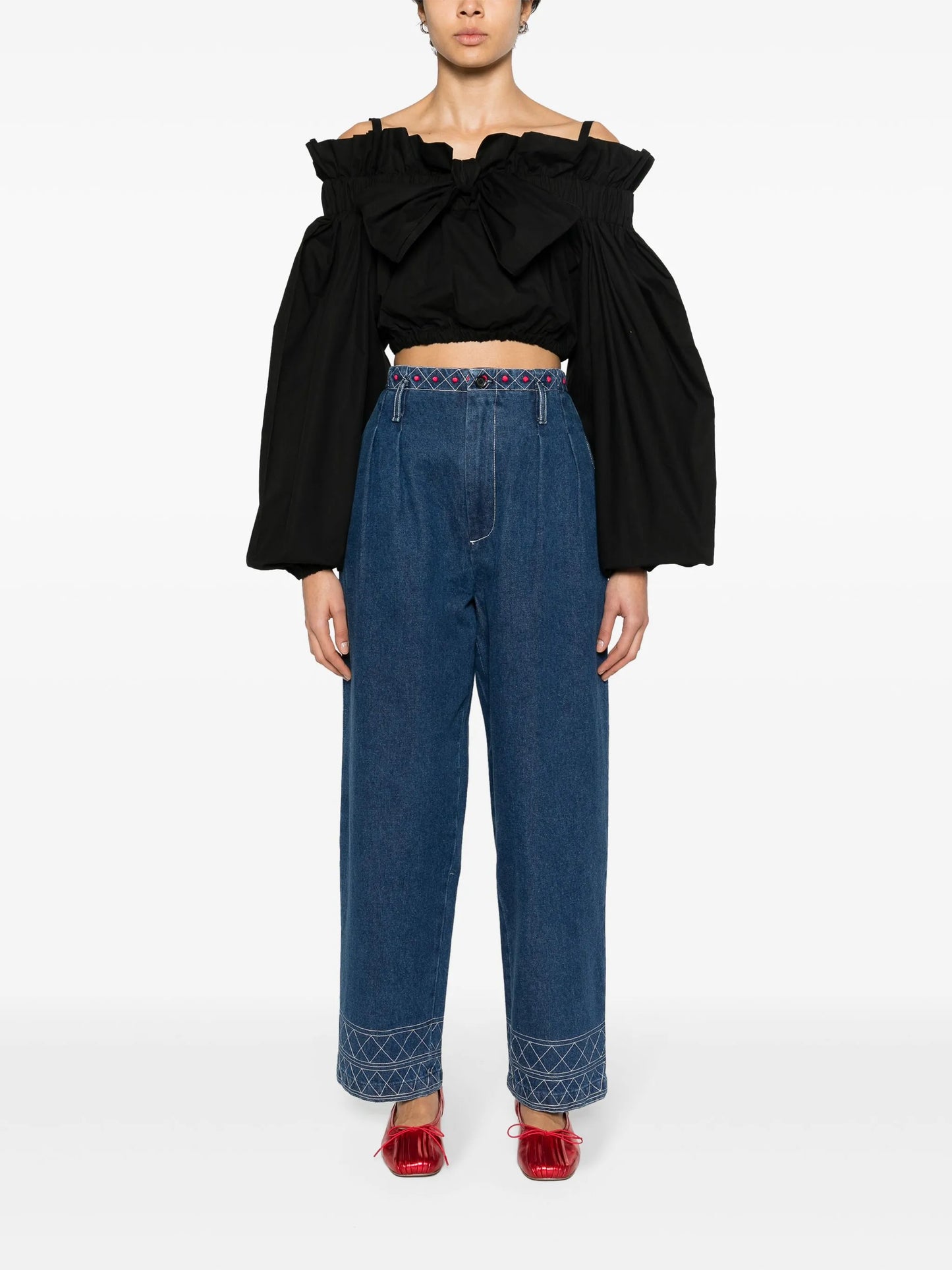 Murray high-rise straight-leg jeans