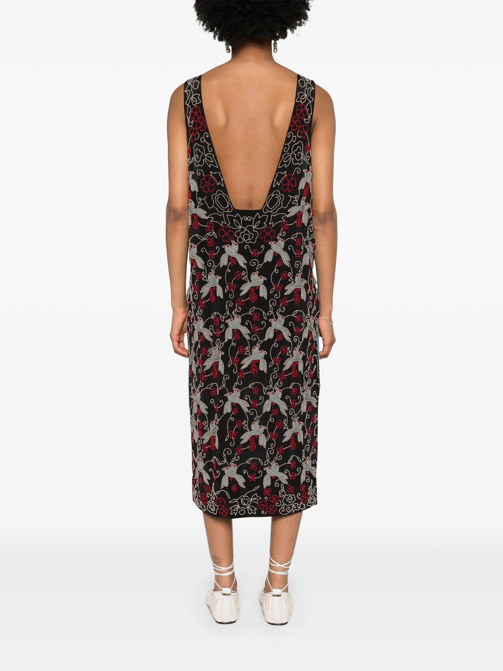 Tropicbird Duo midi dress