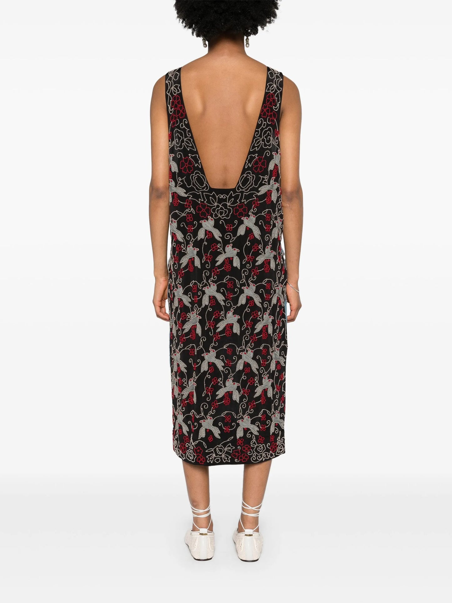 Tropicbird Duo midi dress