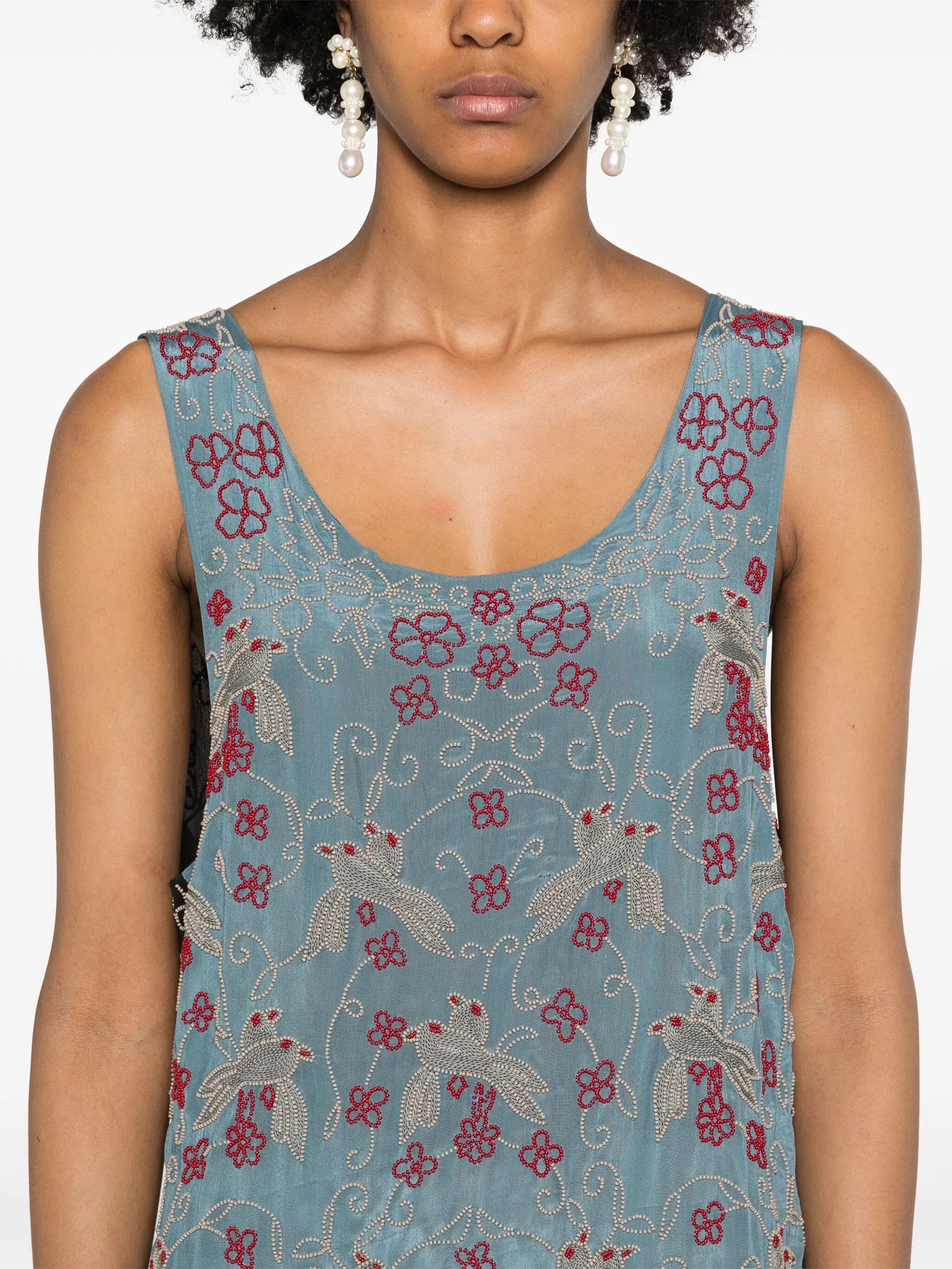 Tropicbird Duo midi dress