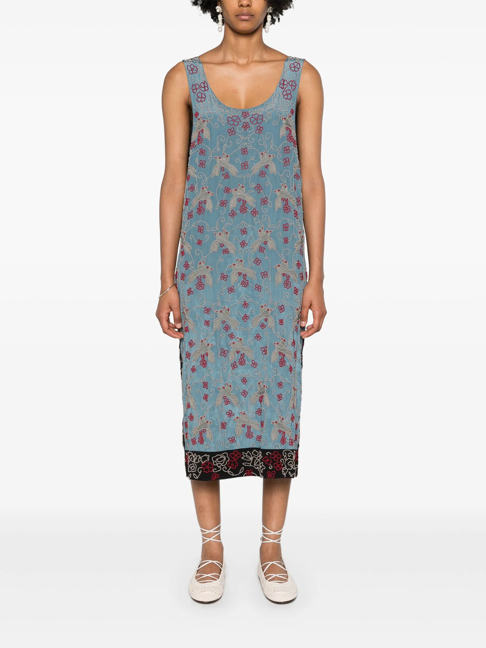 Tropicbird Duo midi dress