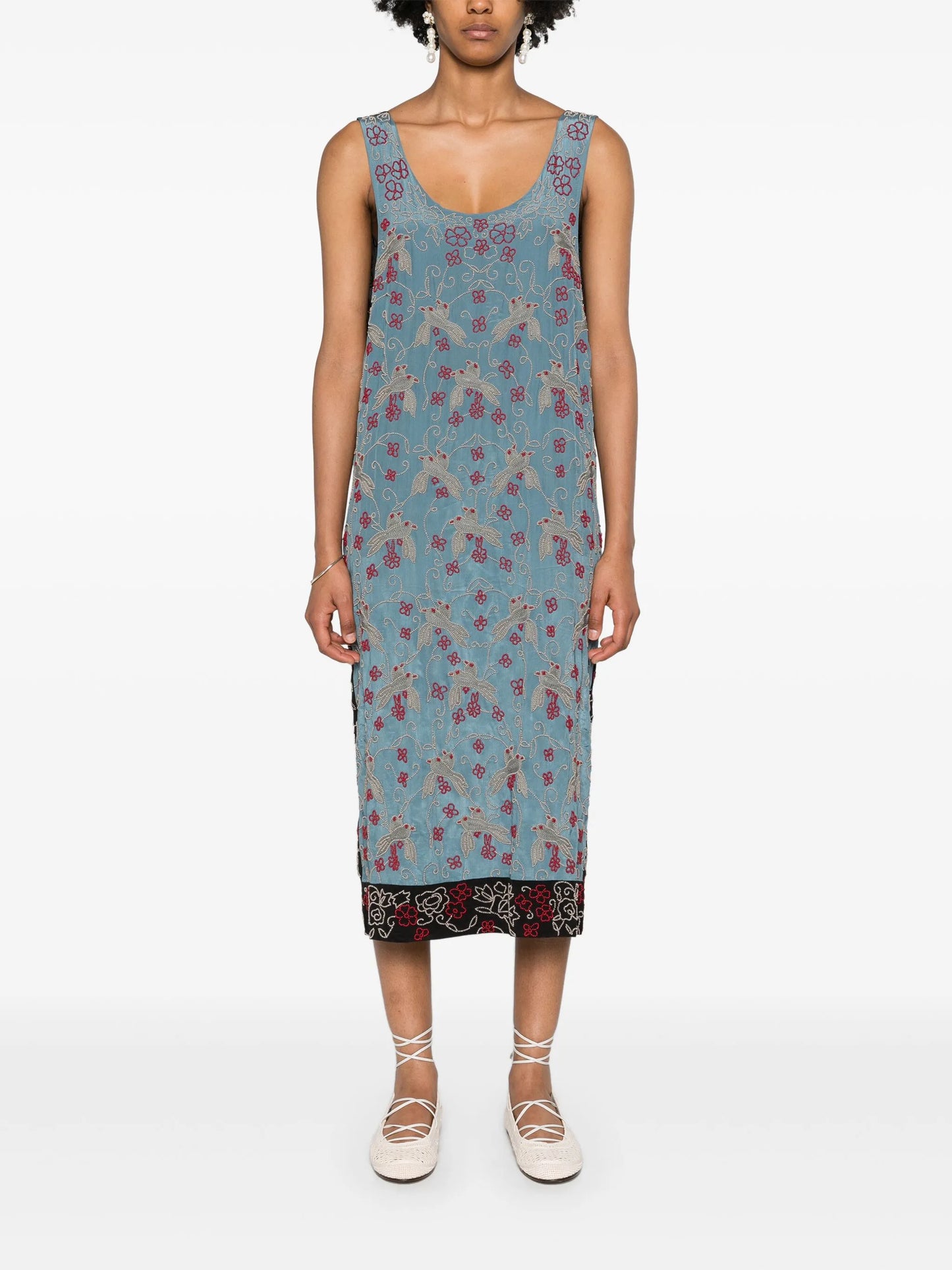 Tropicbird Duo midi dress