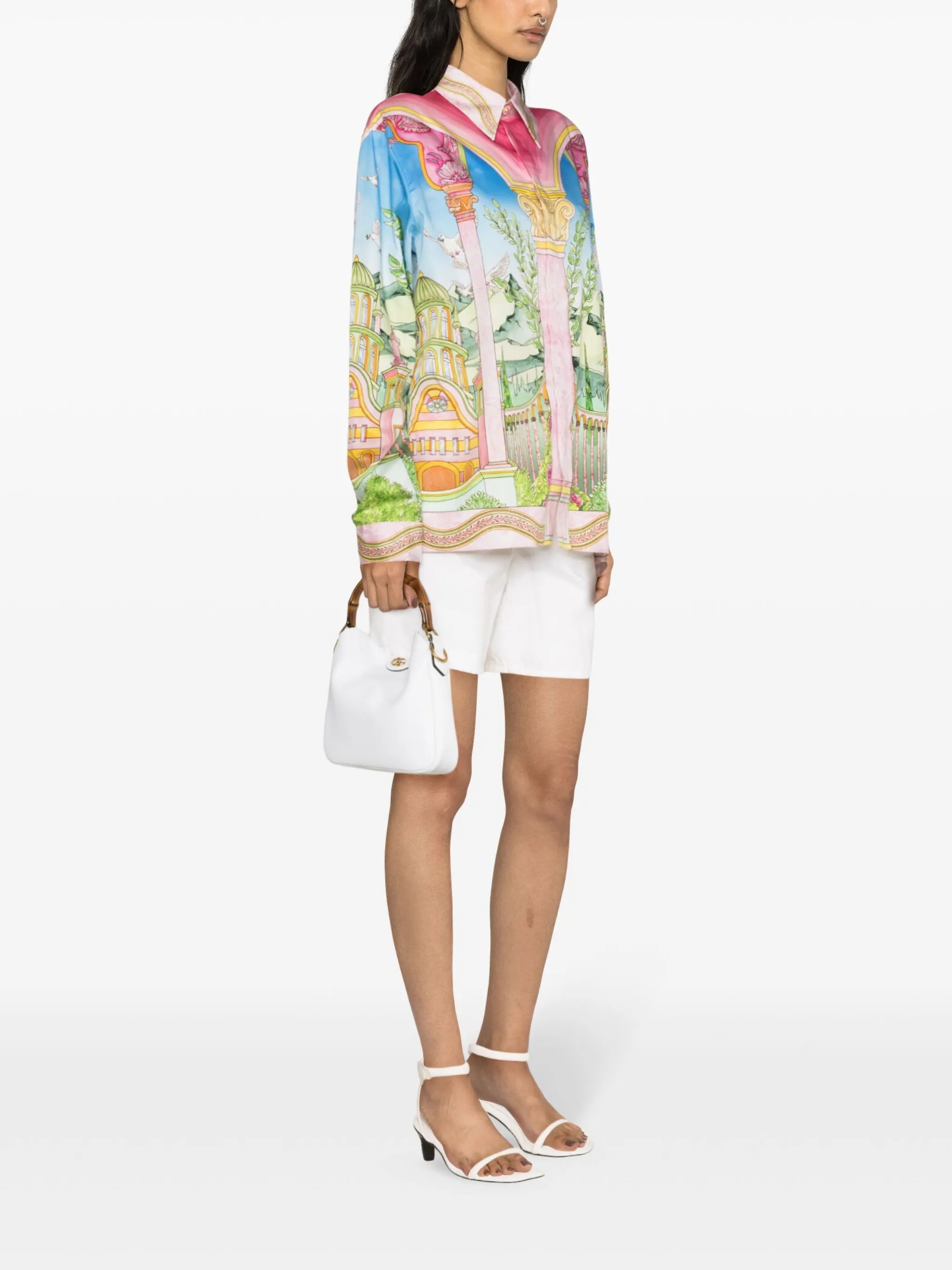 Le Jardin Ideal-print shirt