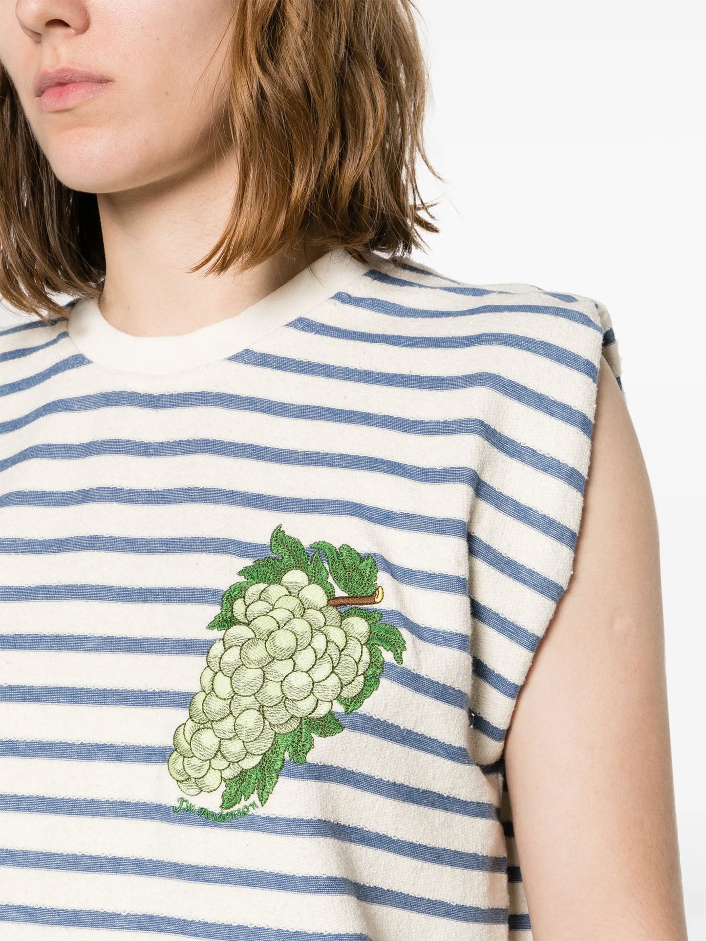 Grape towelling tank top