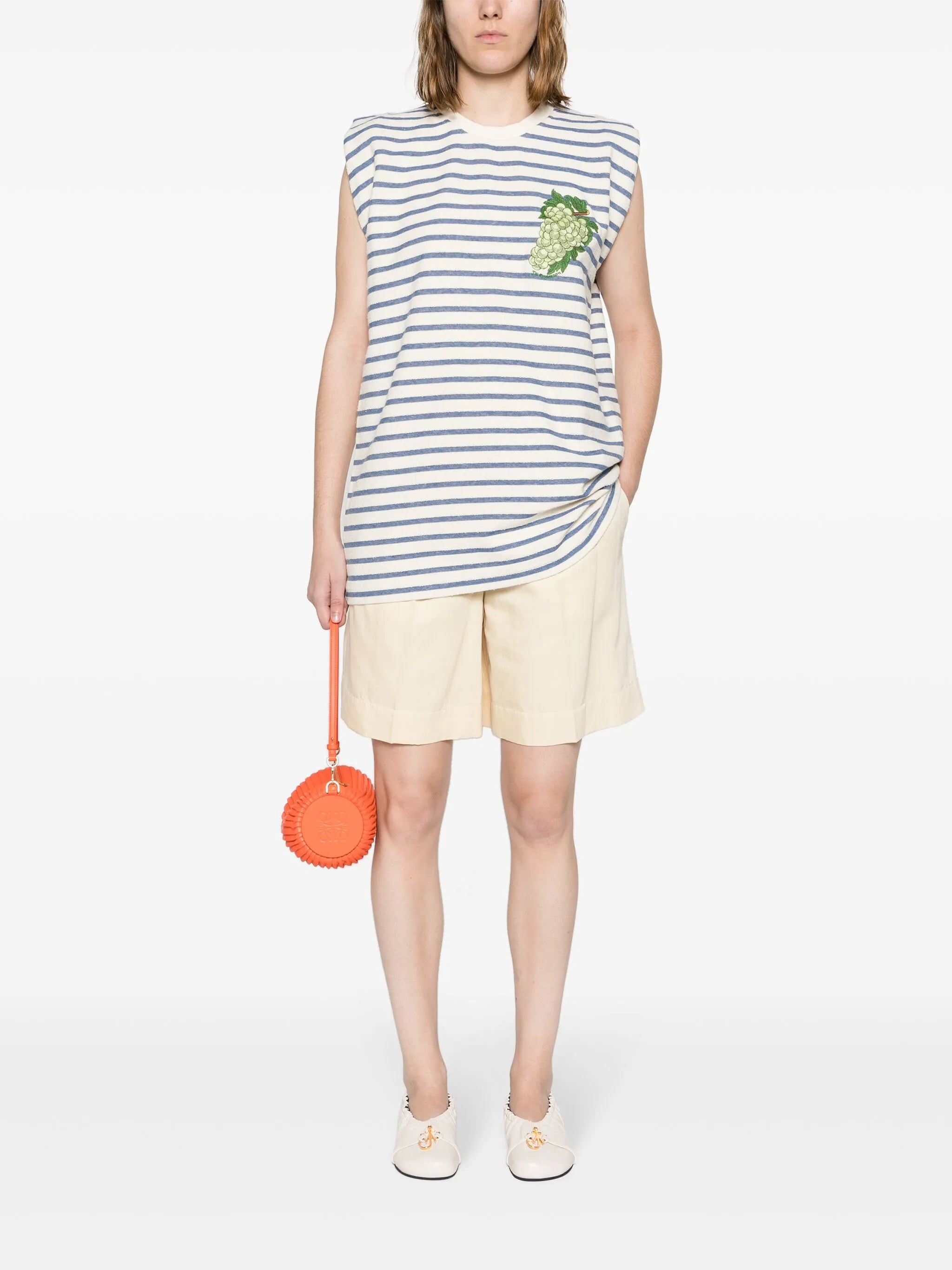 Grape towelling tank top