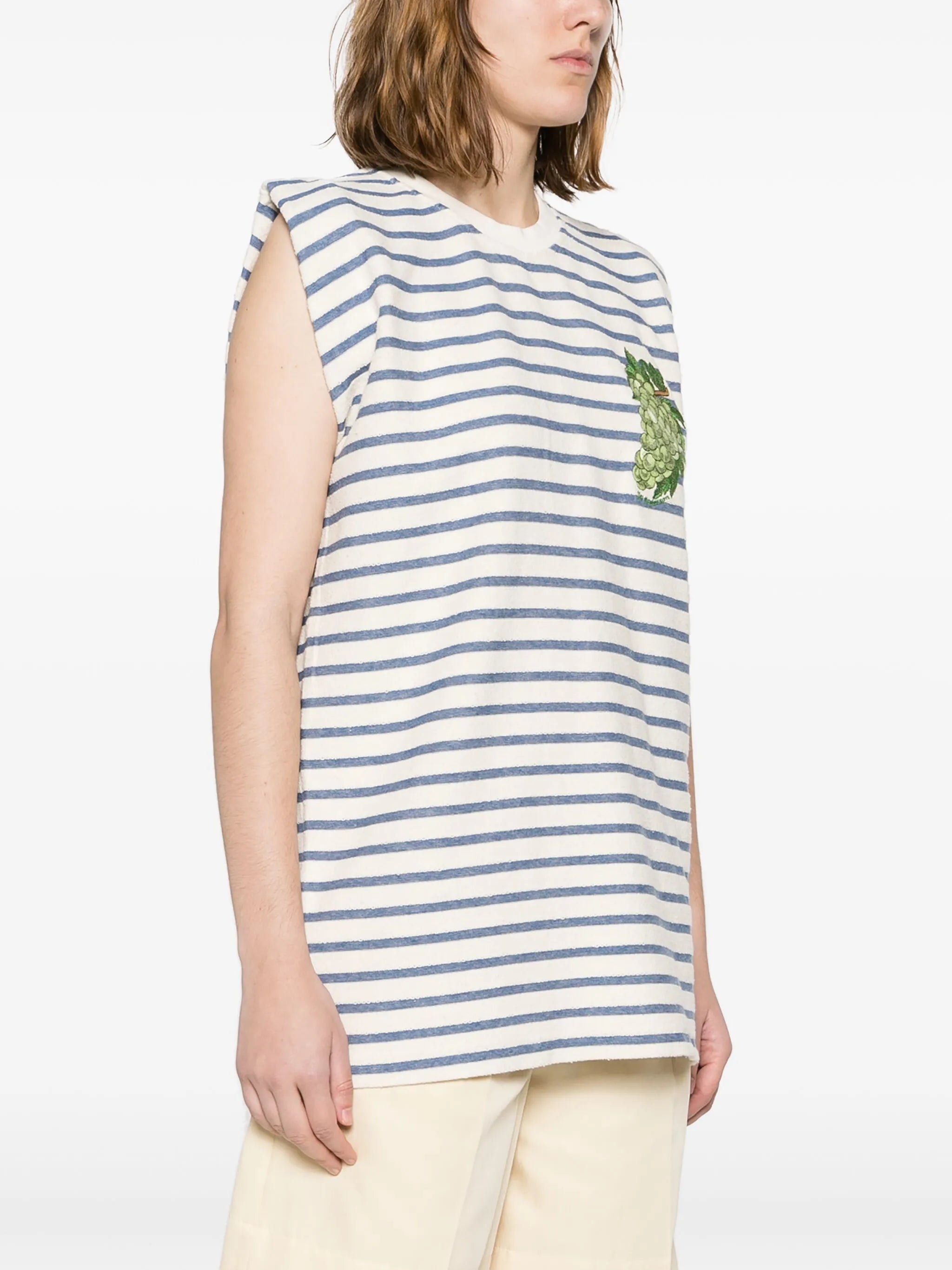 Grape towelling tank top