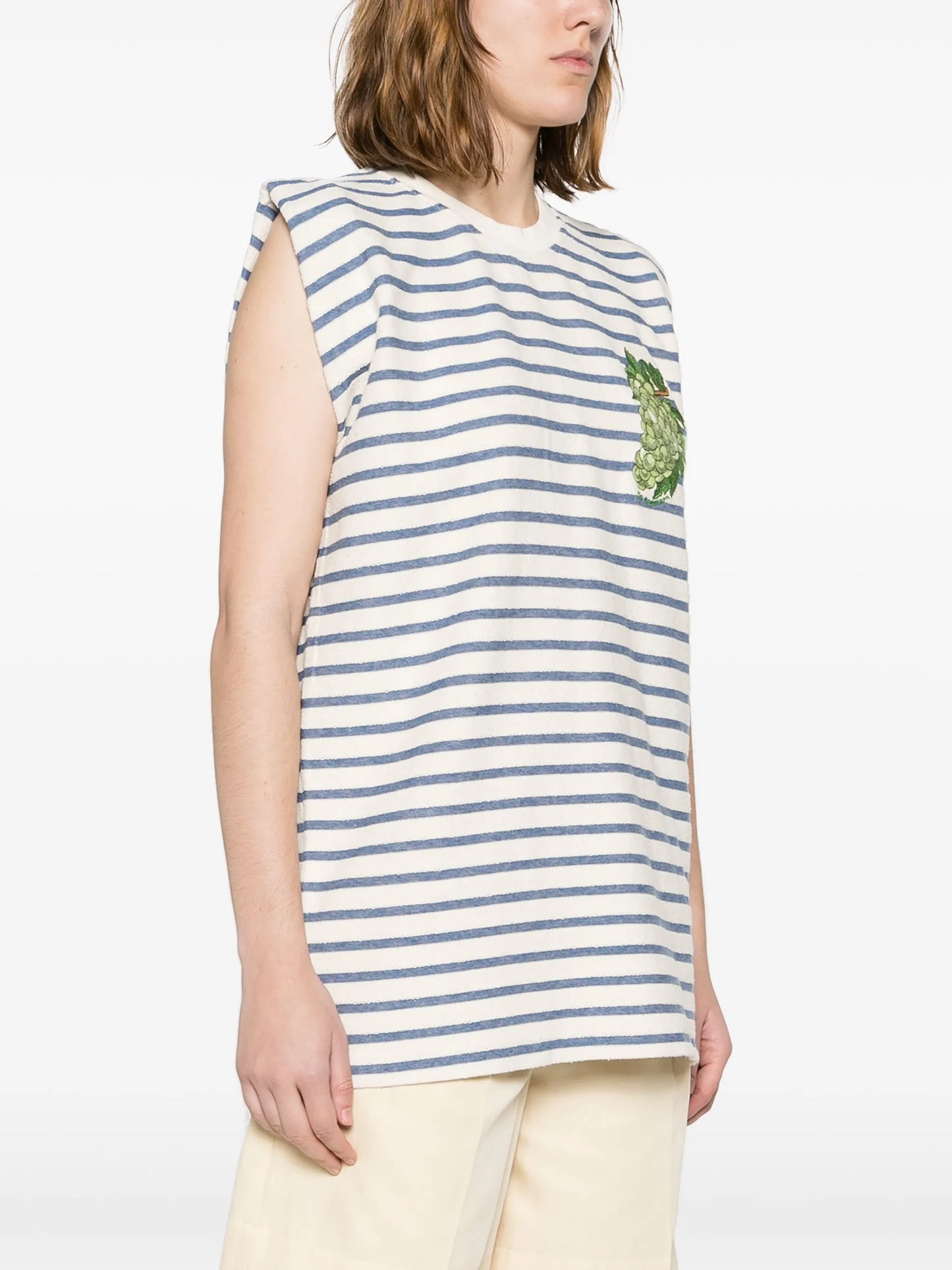 Grape towelling tank top