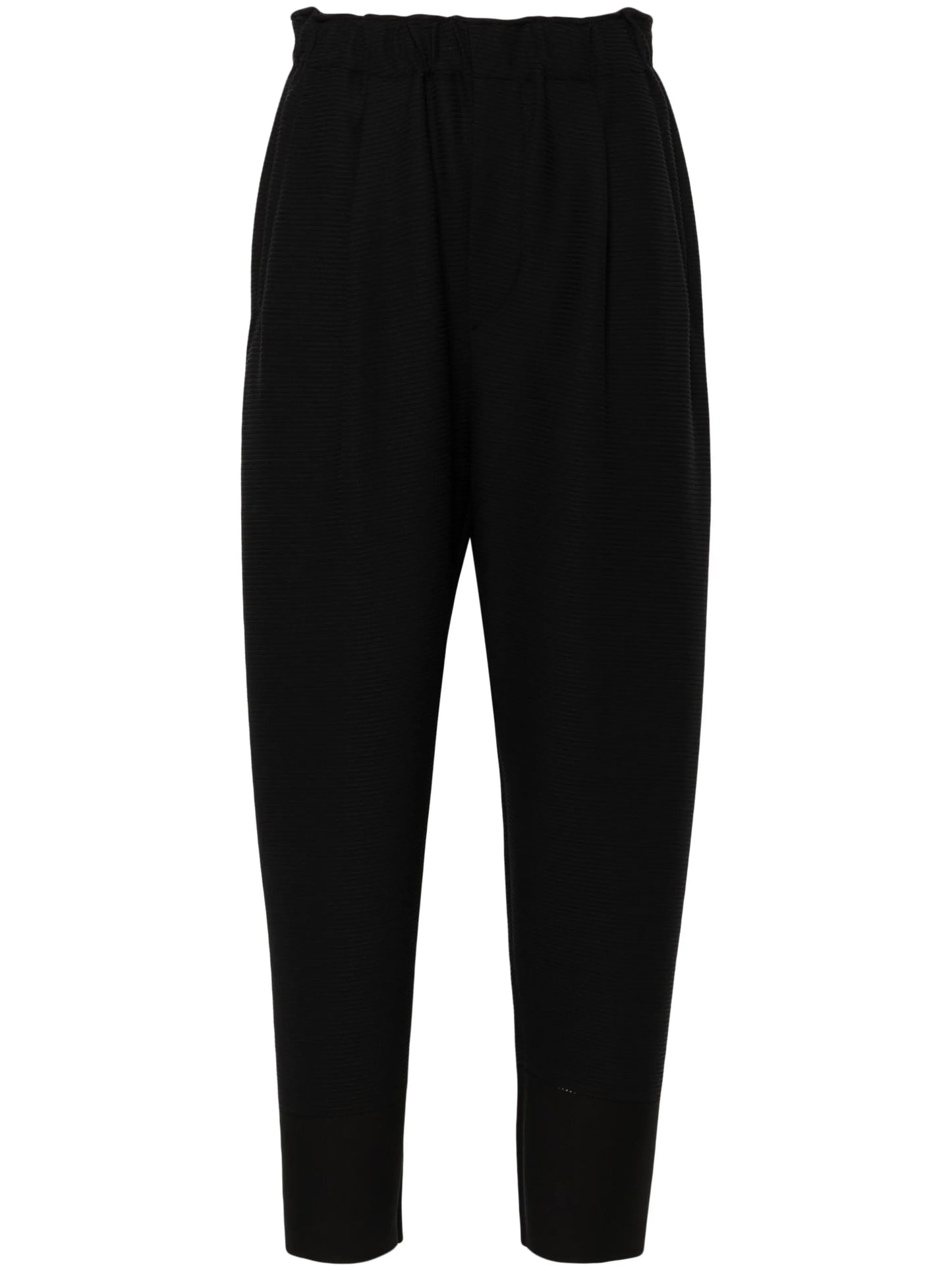 cropped tapered trousers