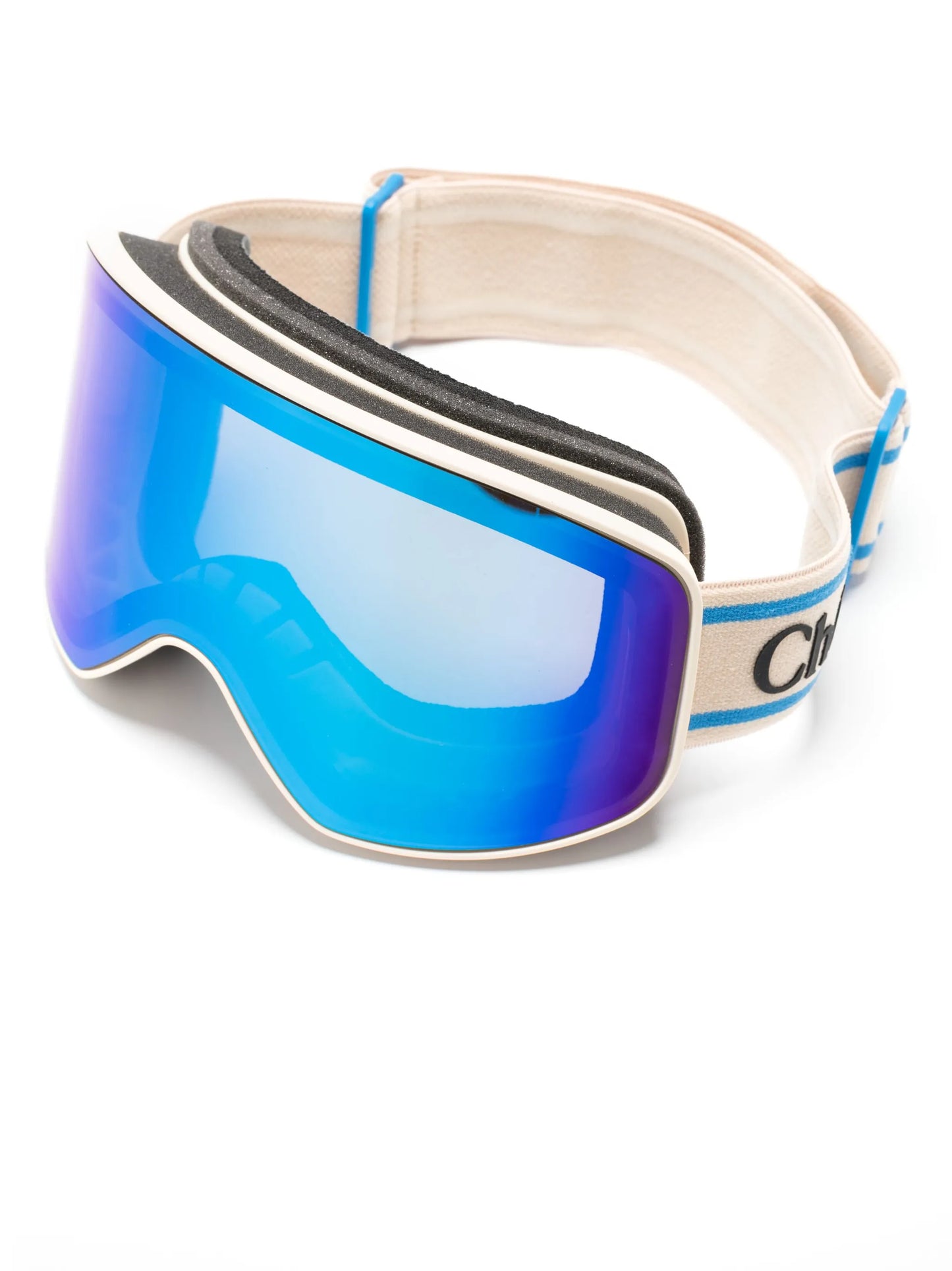 logo-print ski goggles