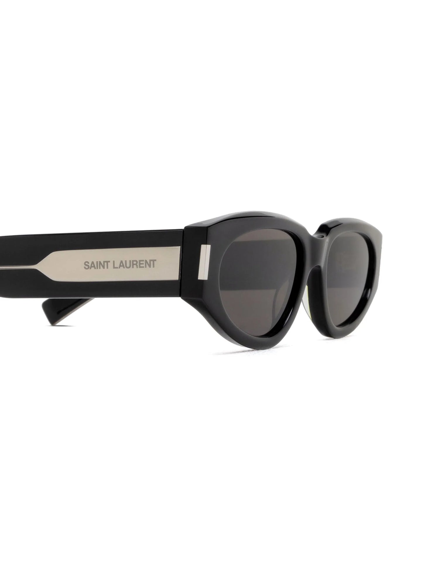 polished oval-frame sunglasses