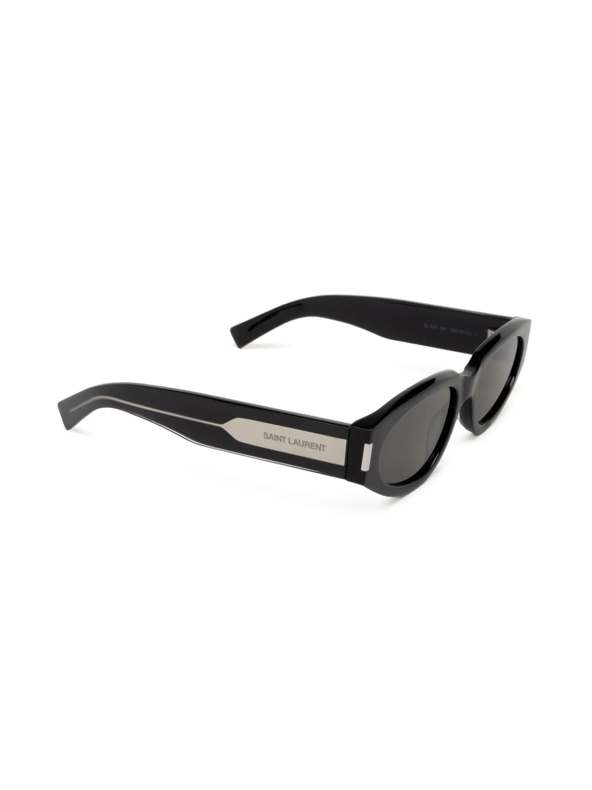 polished oval-frame sunglasses