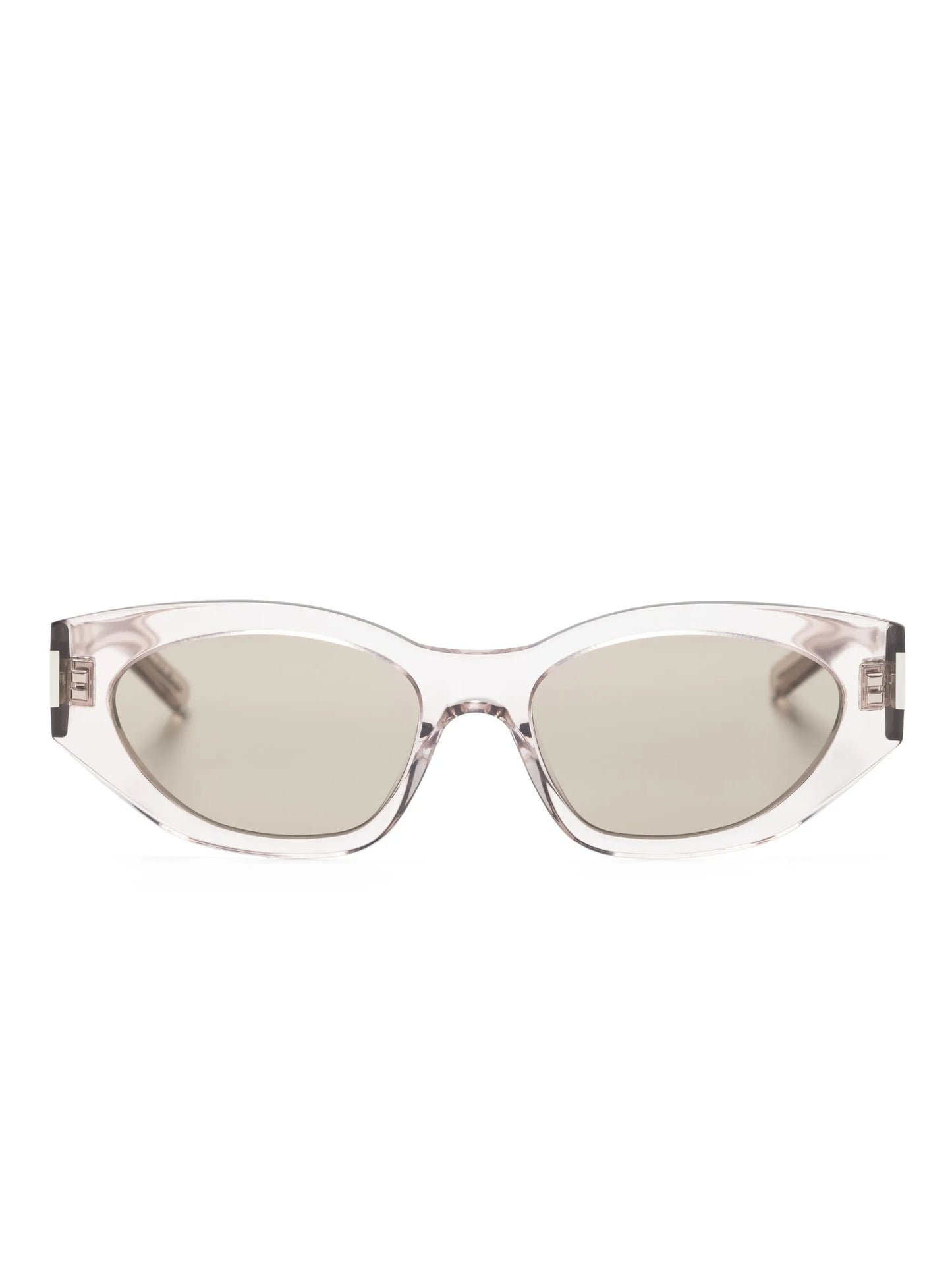 Bold Geo oval-frame sunglasses