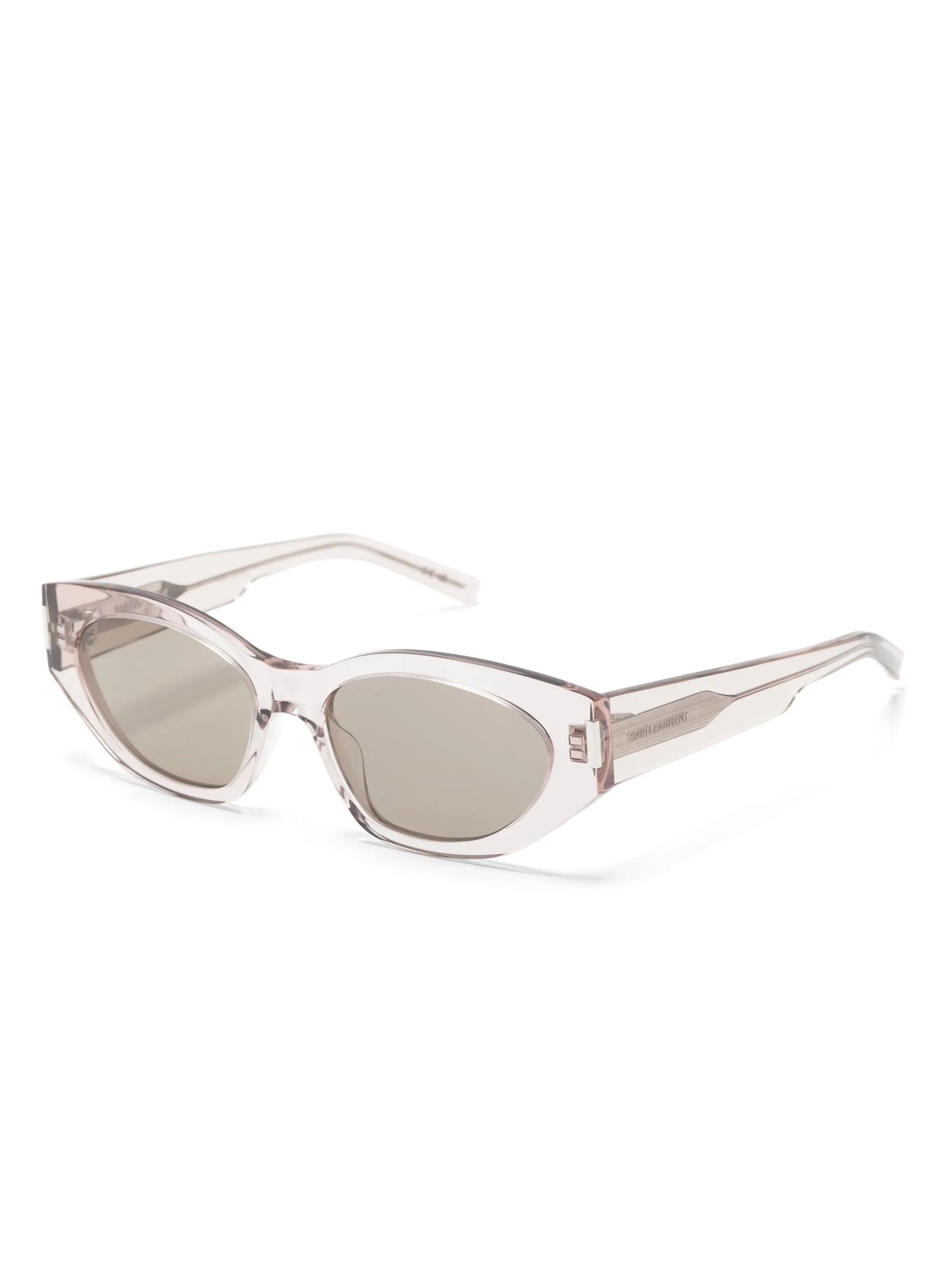 Bold Geo oval-frame sunglasses