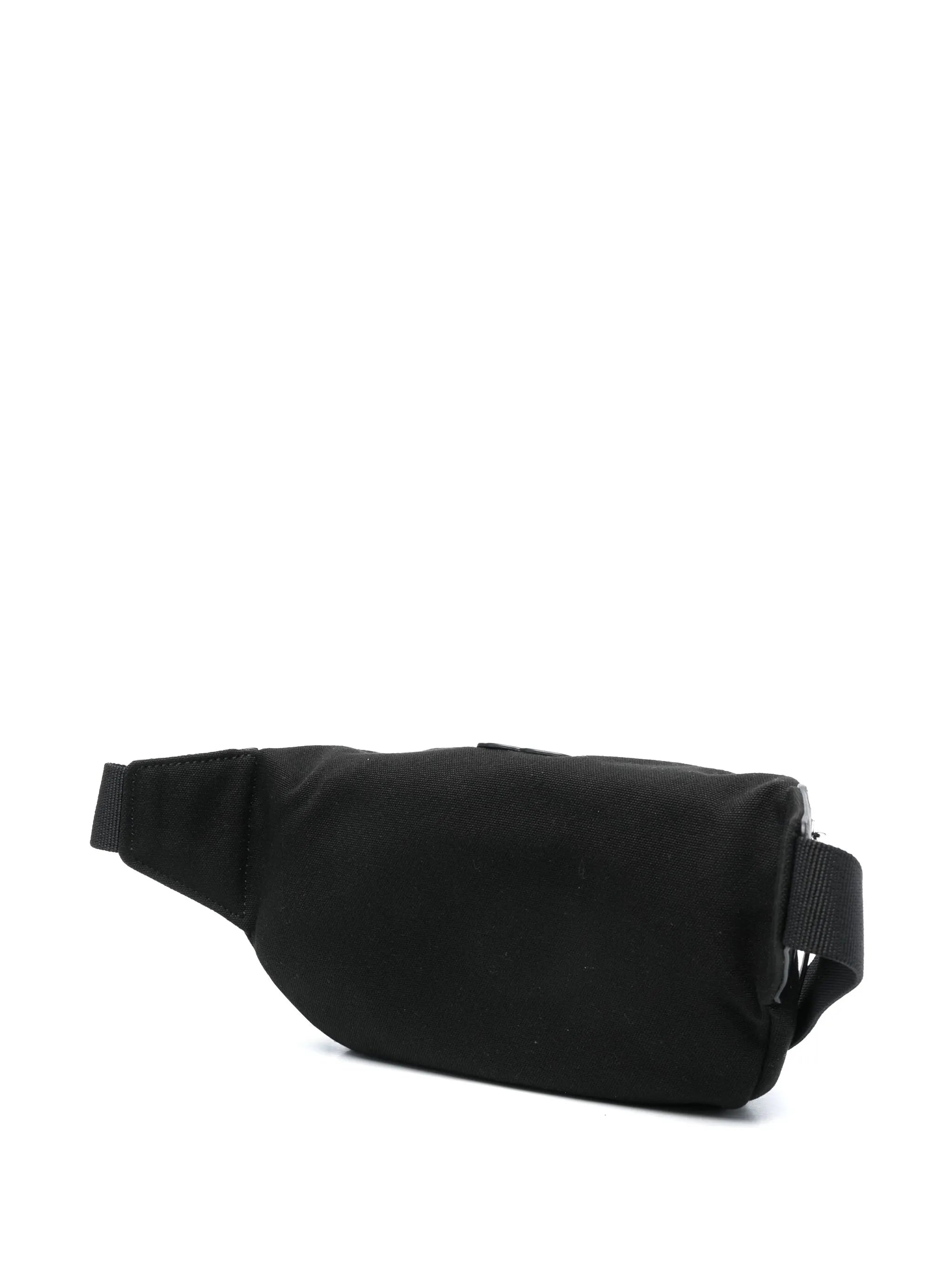 logo-patch canvas belt bag