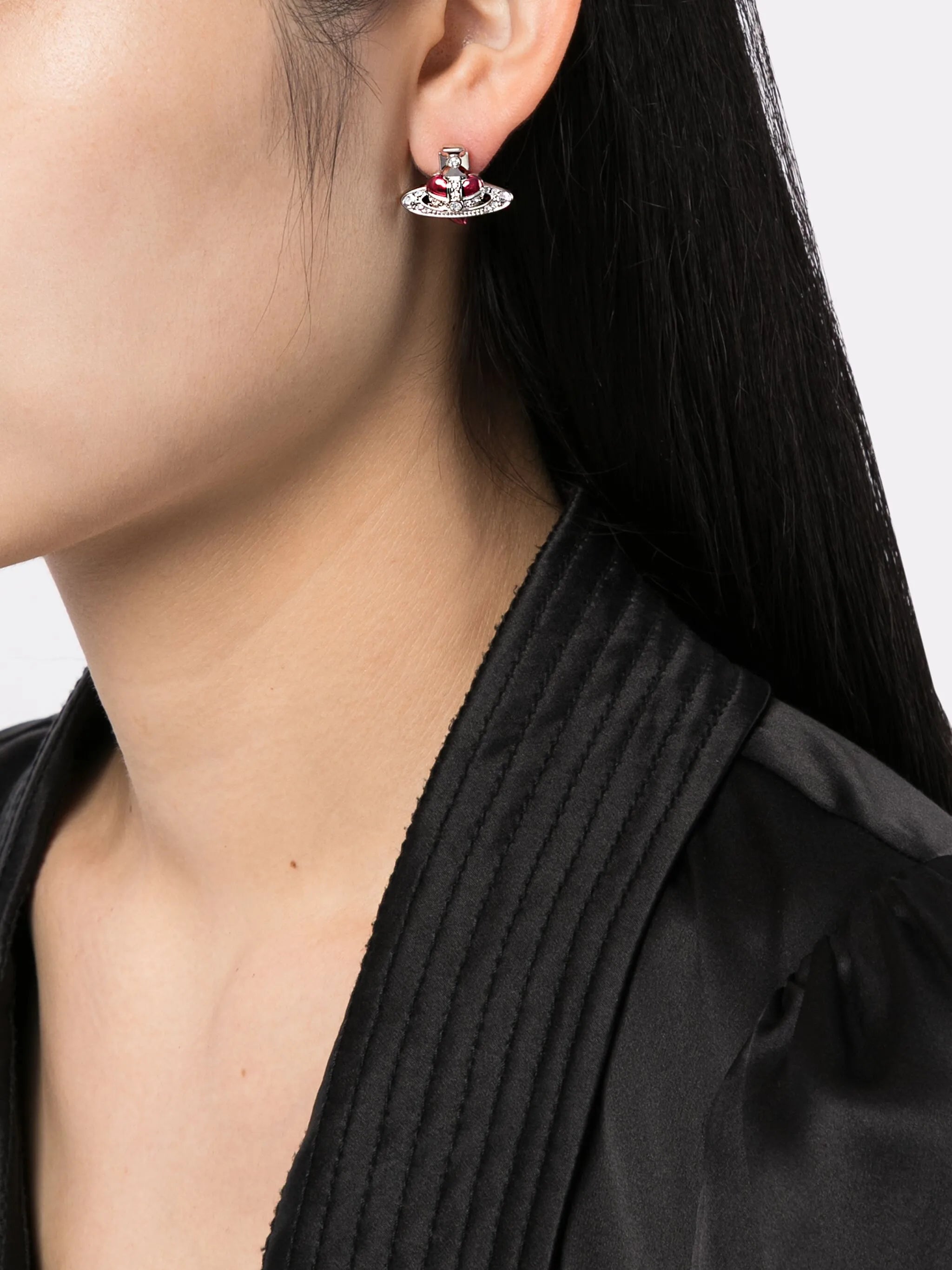 New Diamante Heart earrings
