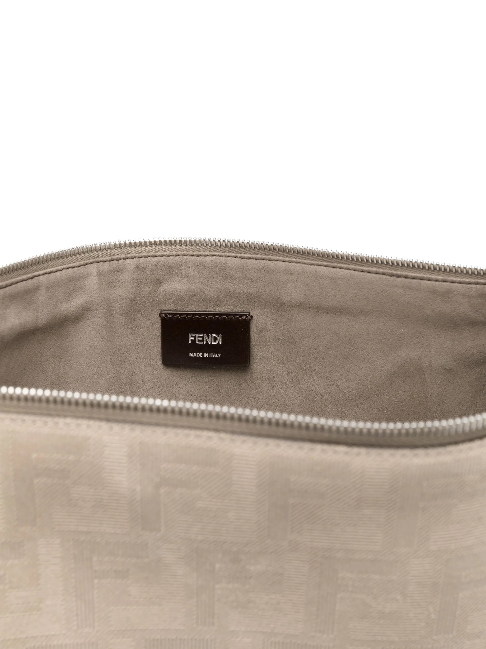 FF-pattern leather tote bag