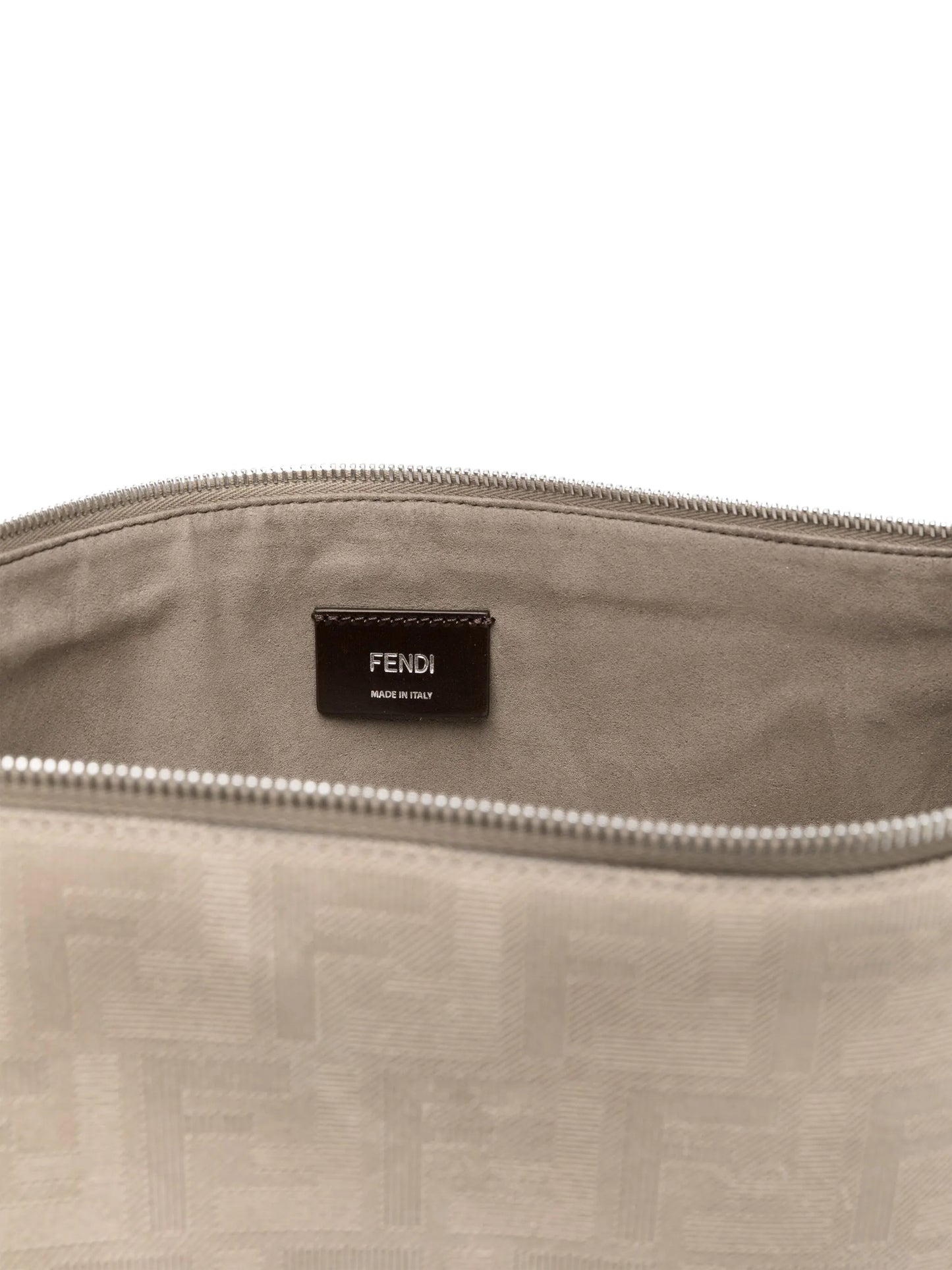FF-pattern leather tote bag