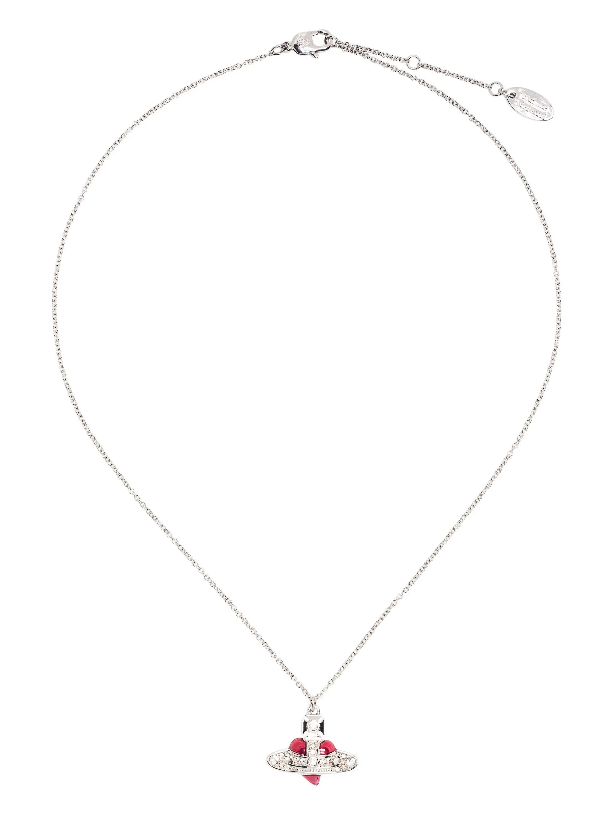 New Diamante Heart pendant necklace