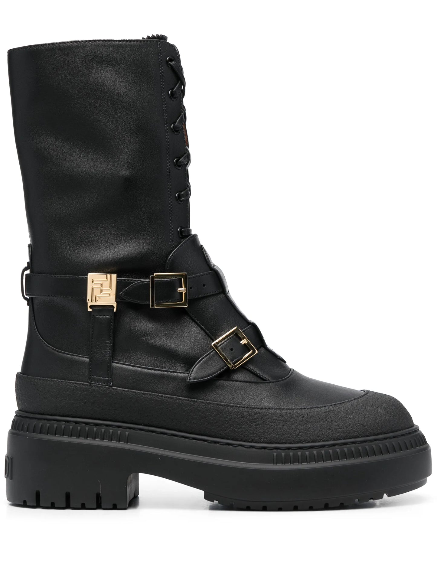 Delfina leather biker boots