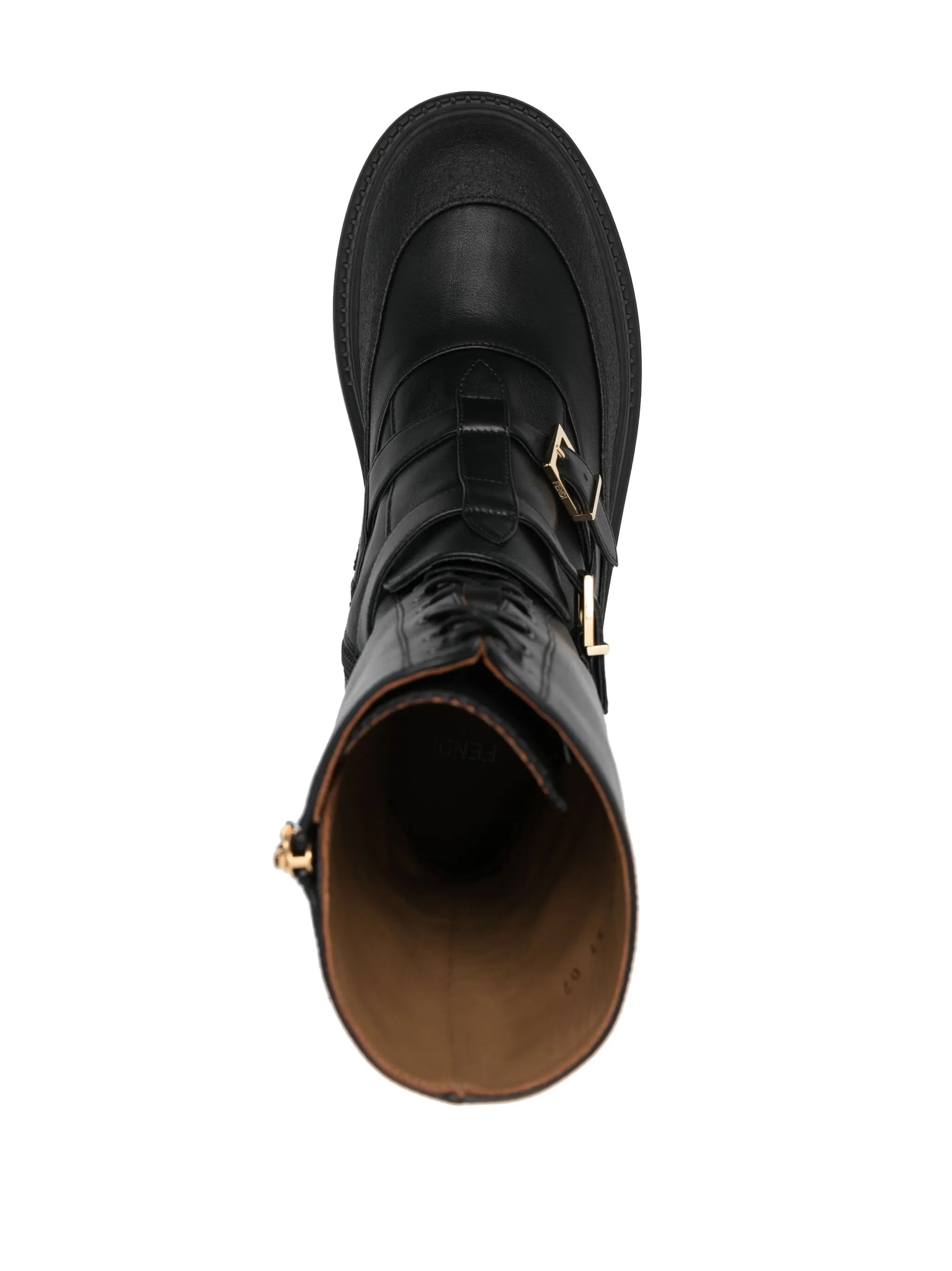 Delfina leather biker boots