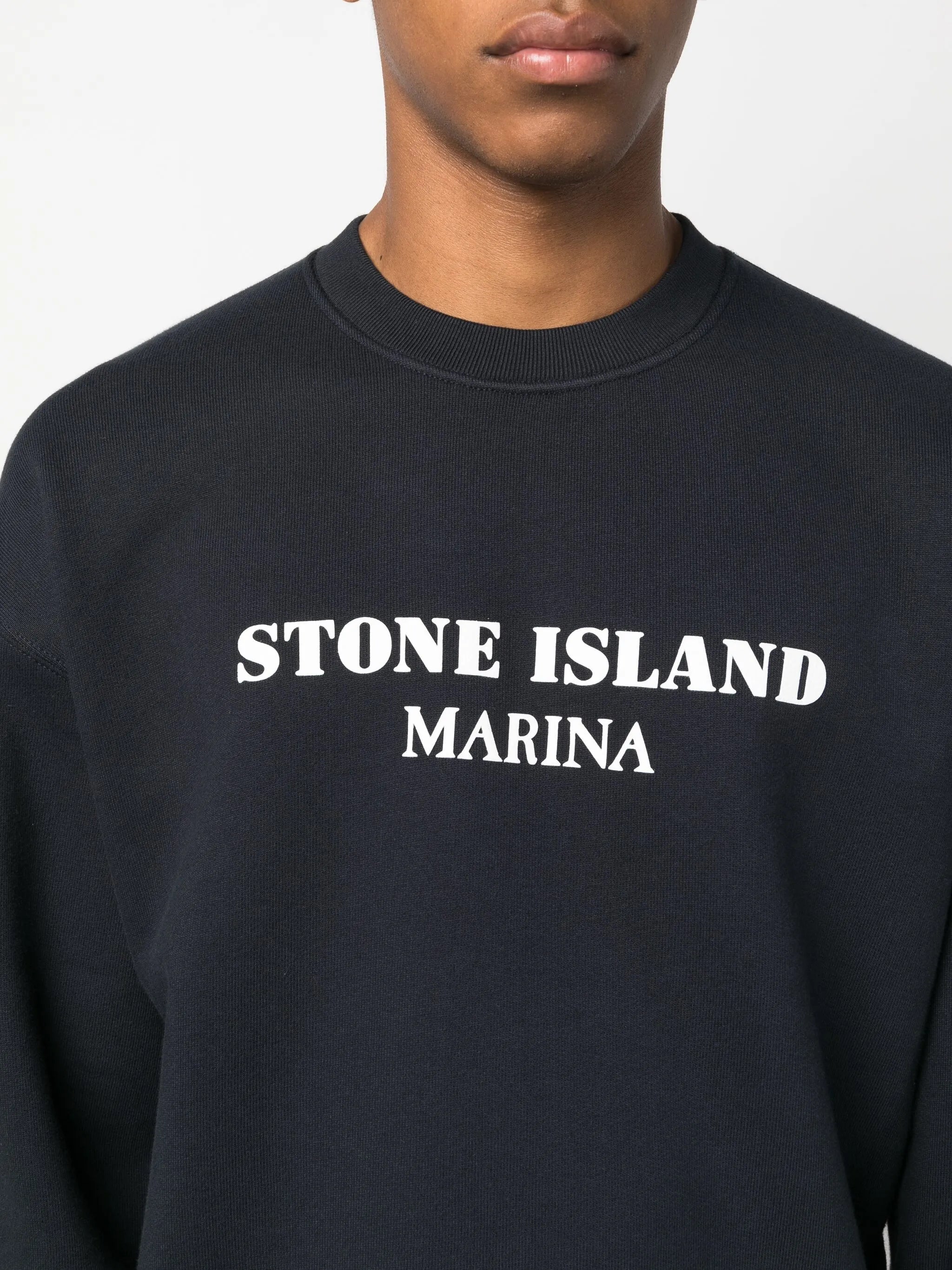 logo-print cotton sweatshirt