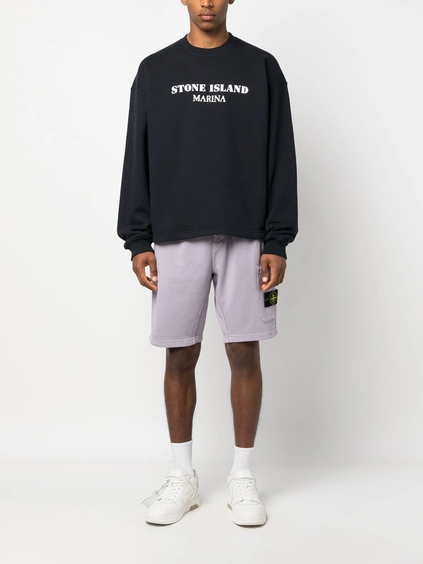 logo-print cotton sweatshirt