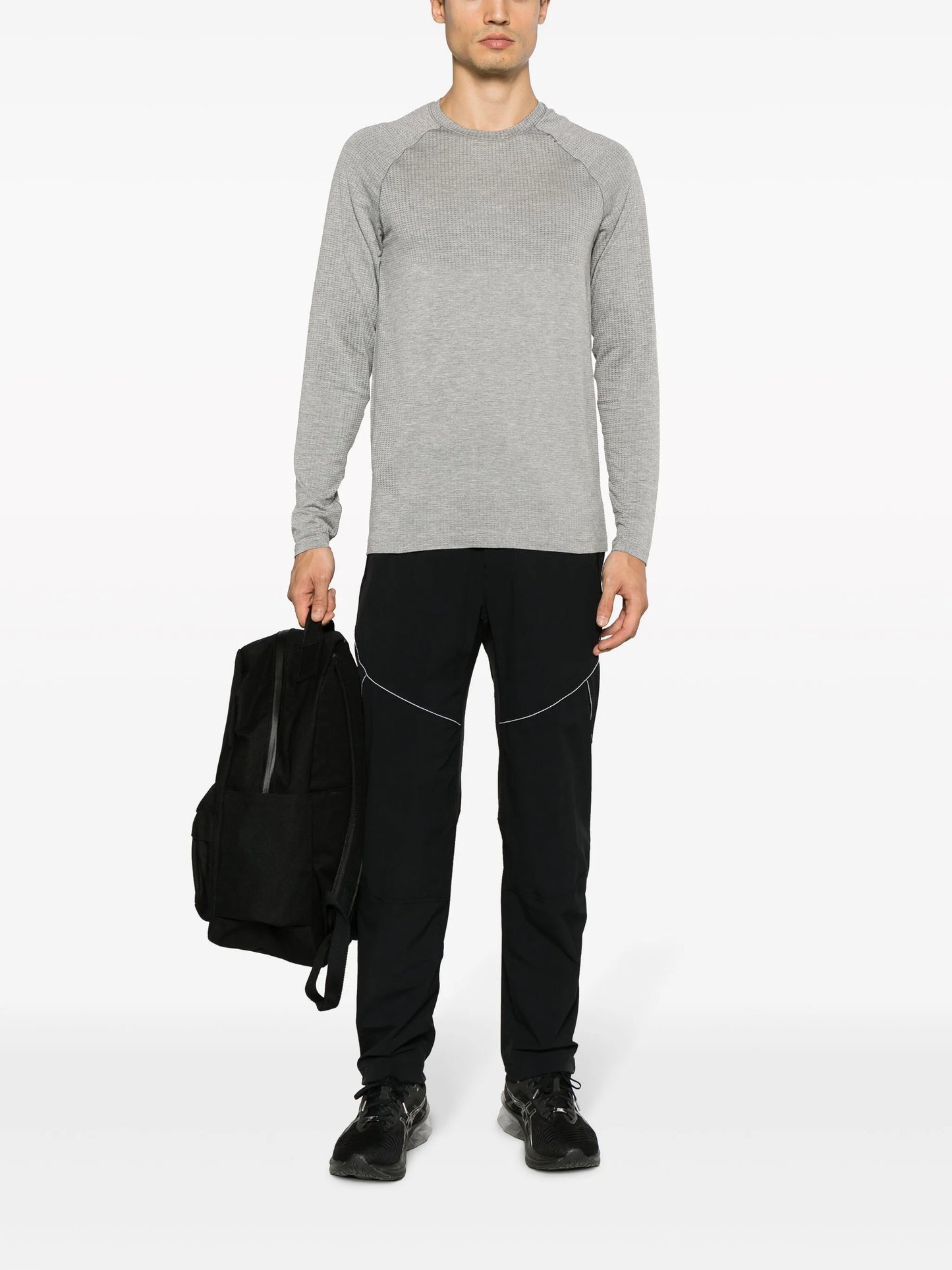 perforated-detail long-sleeved T-Shirt